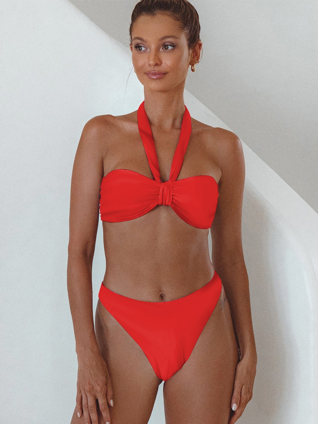 

Krelin Women Swim Bikini Set, Red