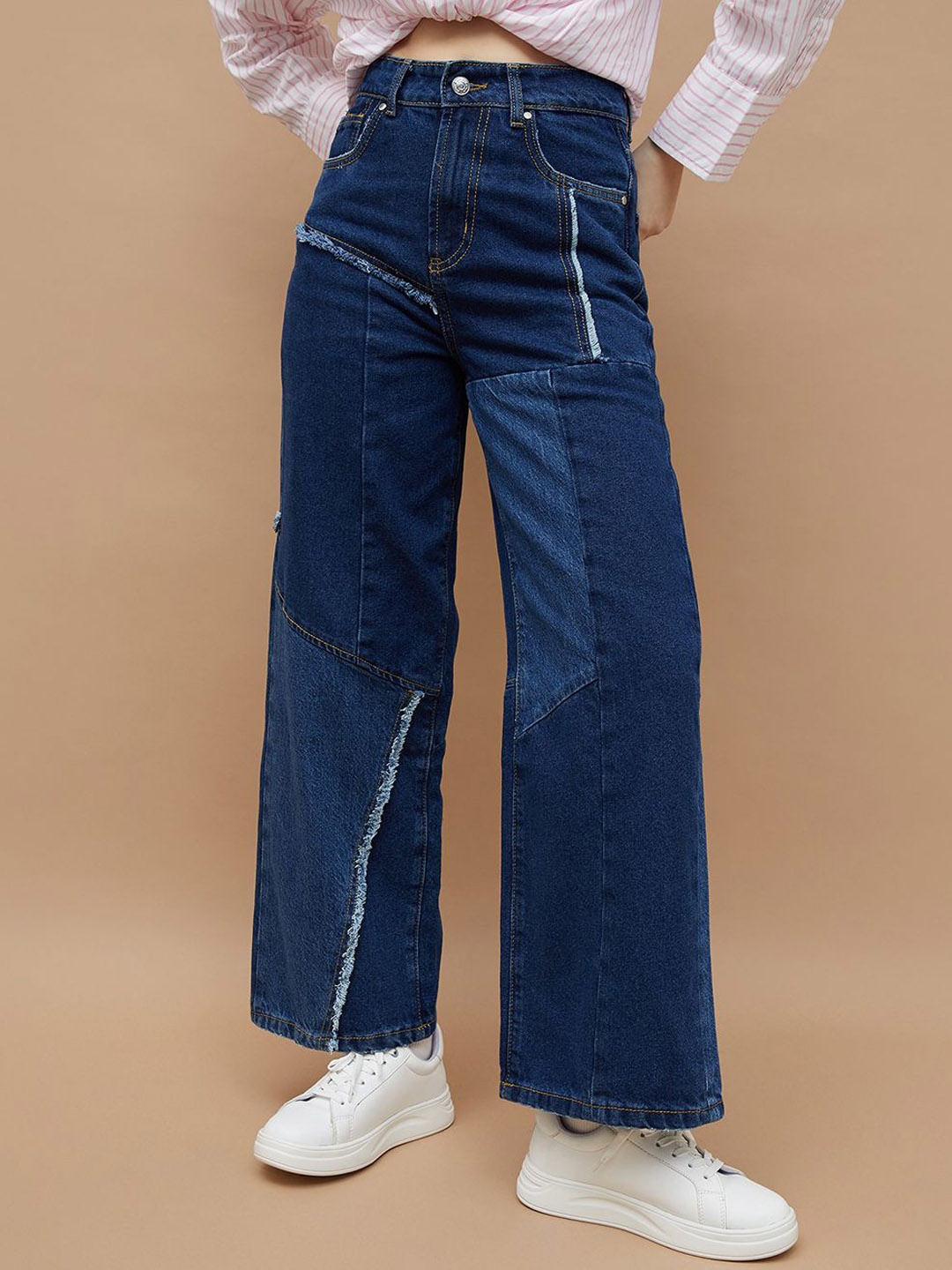 

Ginger by Lifestyle Women Cotton Jeans, Blue