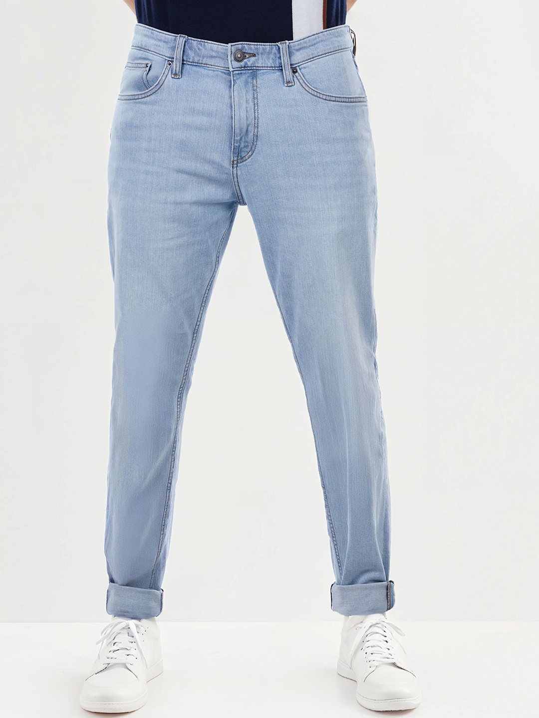

Celio Men Jean Mid-Rise Skinny Fit Cotton Jeans, Blue