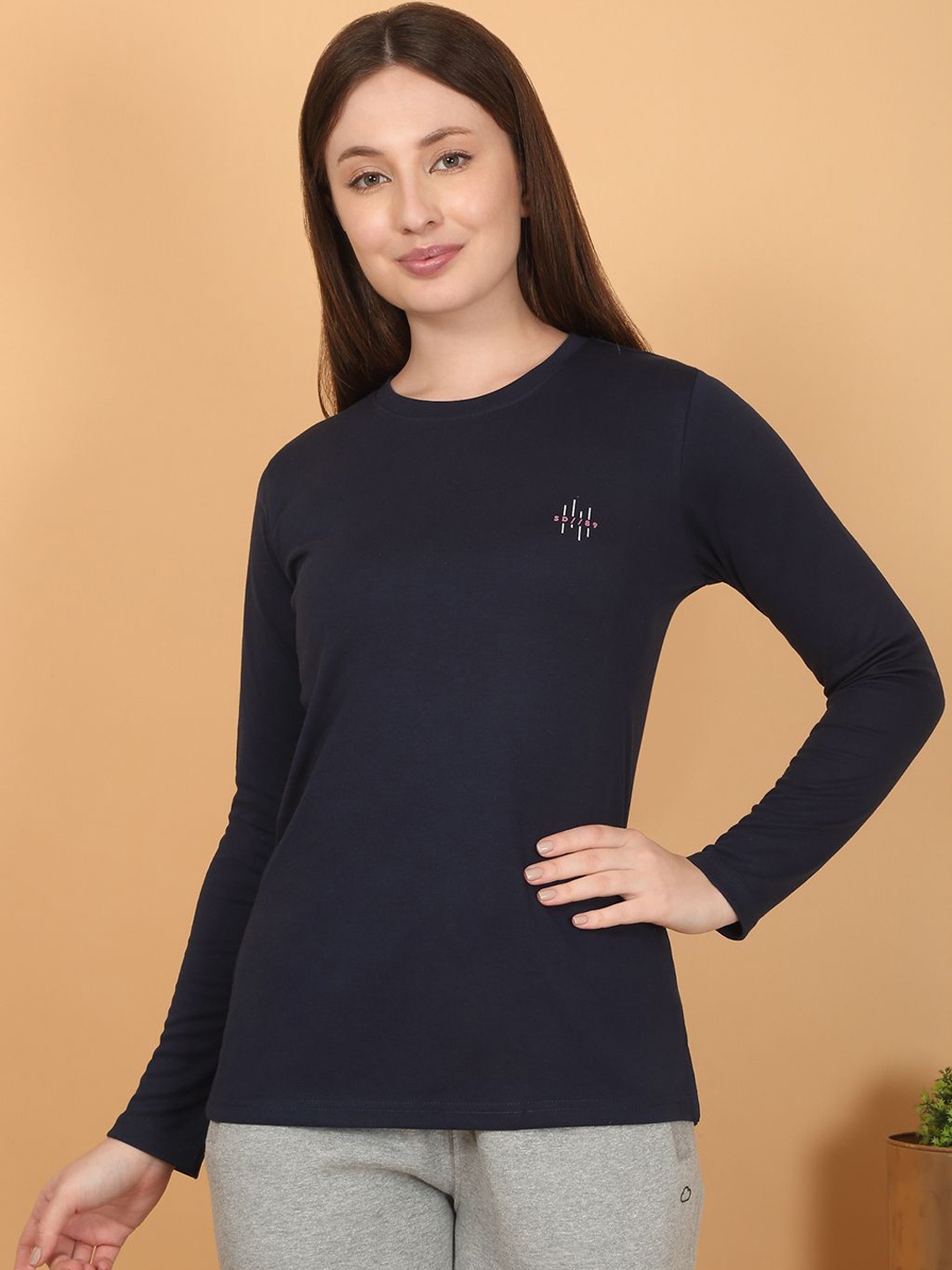 

Sweet Dreams Long Sleeves Lounge Tshirt, Navy blue