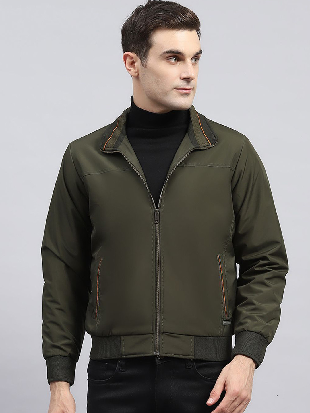 

Monte Carlo Men Lightweight Outdoor Bomber Jacket, Olive