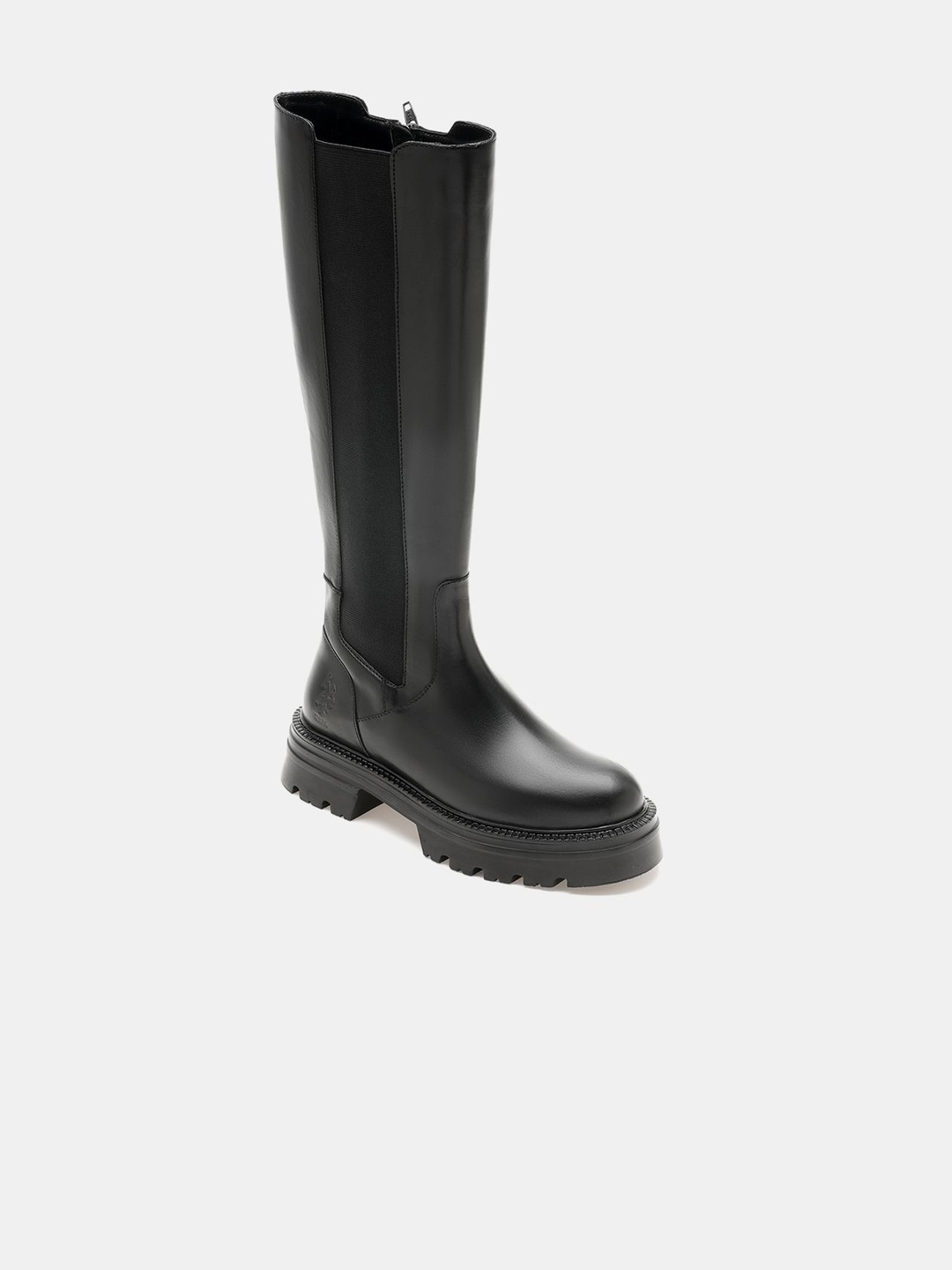 

U.S. Polo Assn. Women Leather Chelsea Boots, Black