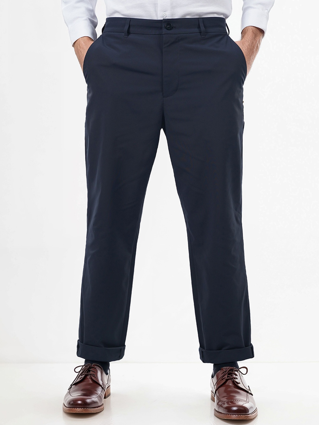 

Celio Men Regular Fit Trousers, Navy blue