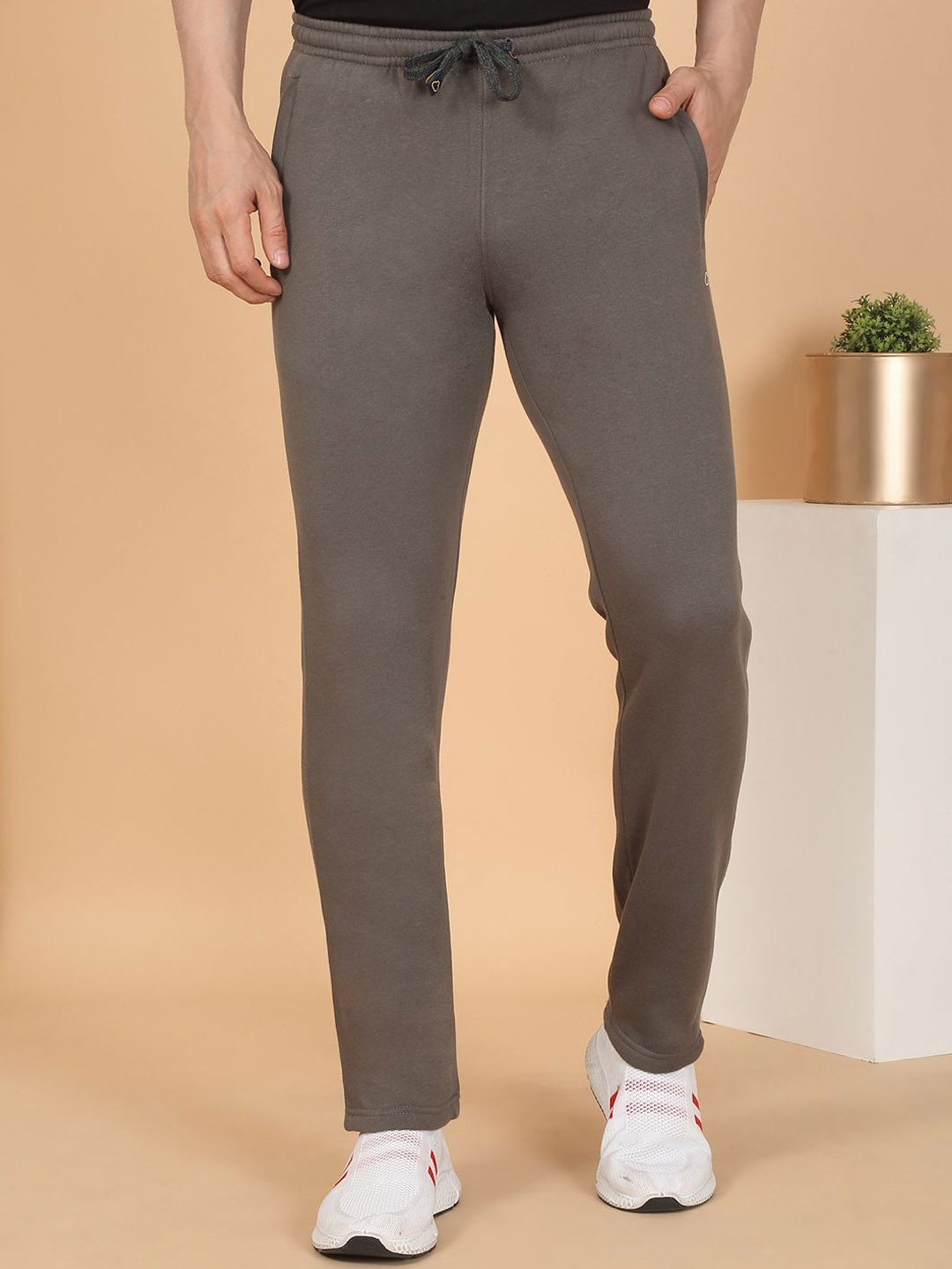 

Sweet Dreams Men Mid-Rise Track Pants, Grey