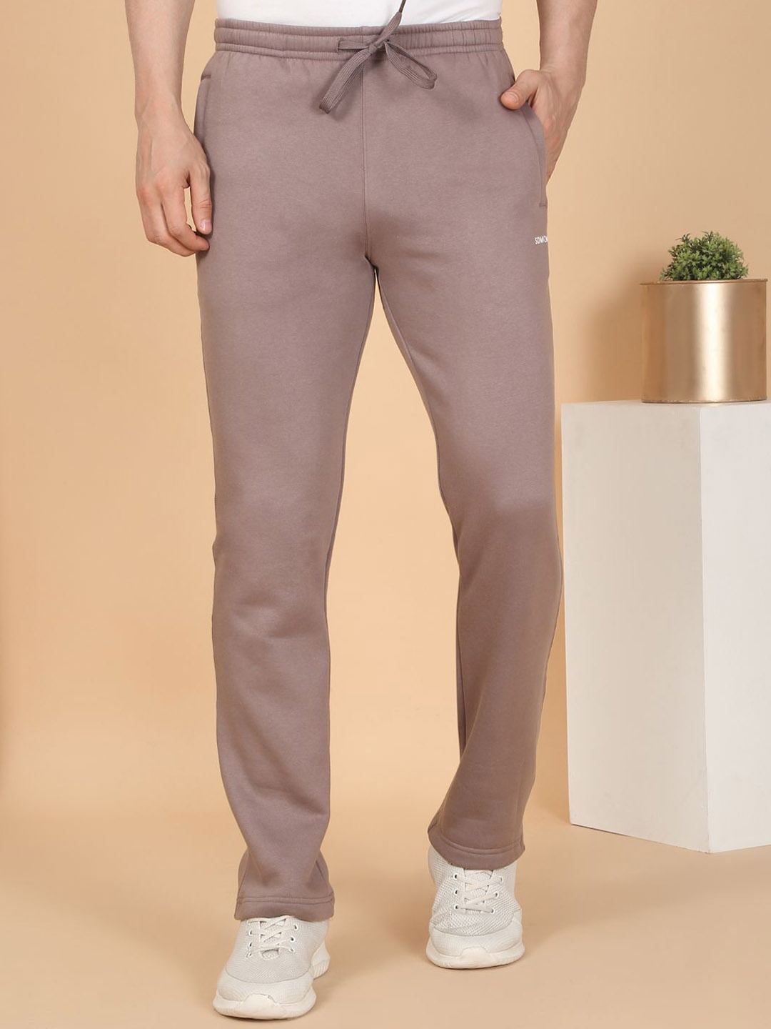 

Sweet Dreams Men Mid-Rise Track Pants, Grey