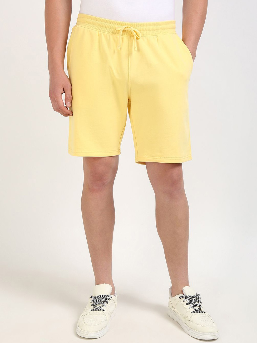 

Tommy Hilfiger Men Cotton Regular Fit Shorts, Yellow