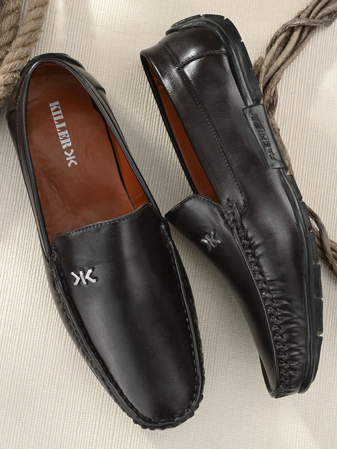 

Killer Men Slip-On Loafers, Black