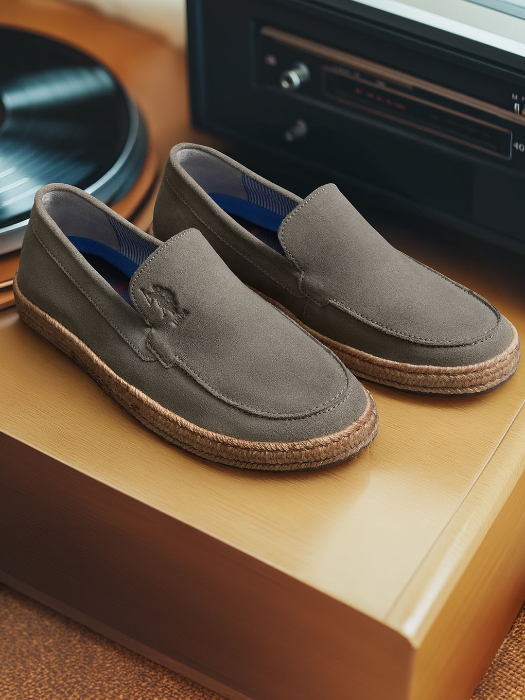 

U.S. Polo Assn. OUDI Men Penny Loafers, Grey