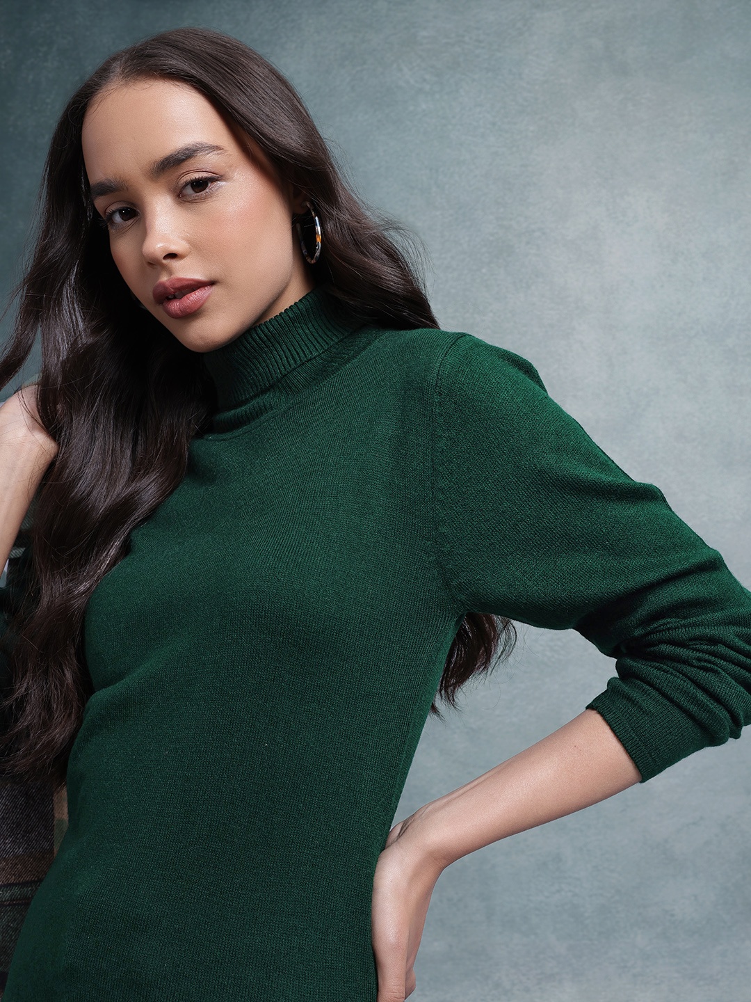 

Roadster Turtle Neck Pullover, Green