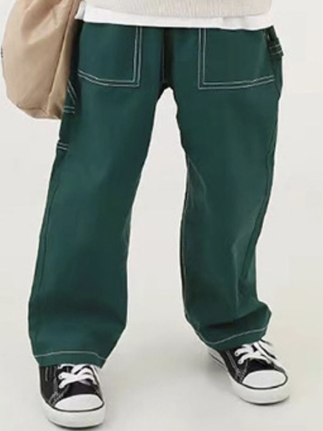 

LULU & SKY Kids Straight Fit Track Pants, Green