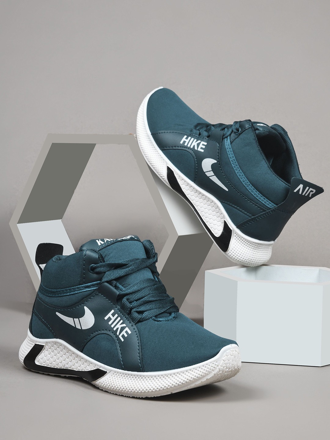 

TRYME Boys Printed Lace-Ups Sneakers, Blue