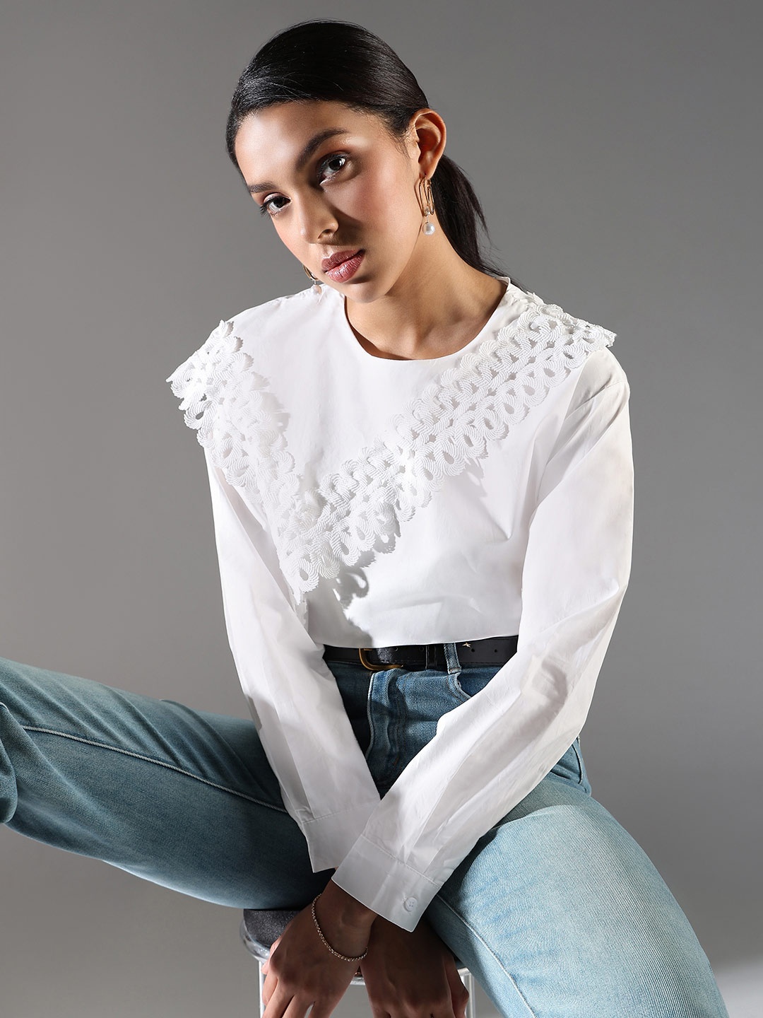 

SHOWOFF Top, White