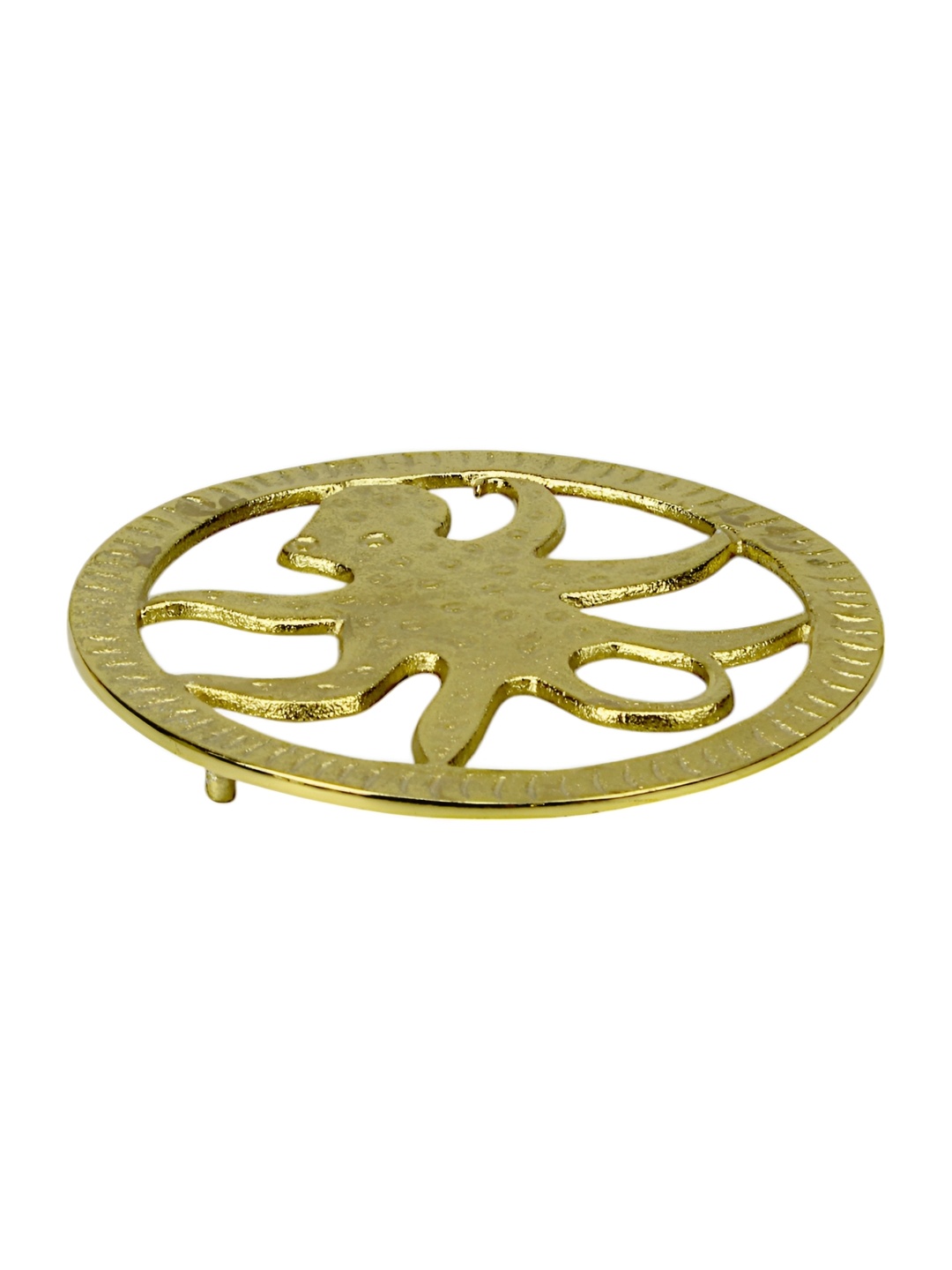 

Hind Decor Gold-Toned Christmas Serving Tray Festive Decor