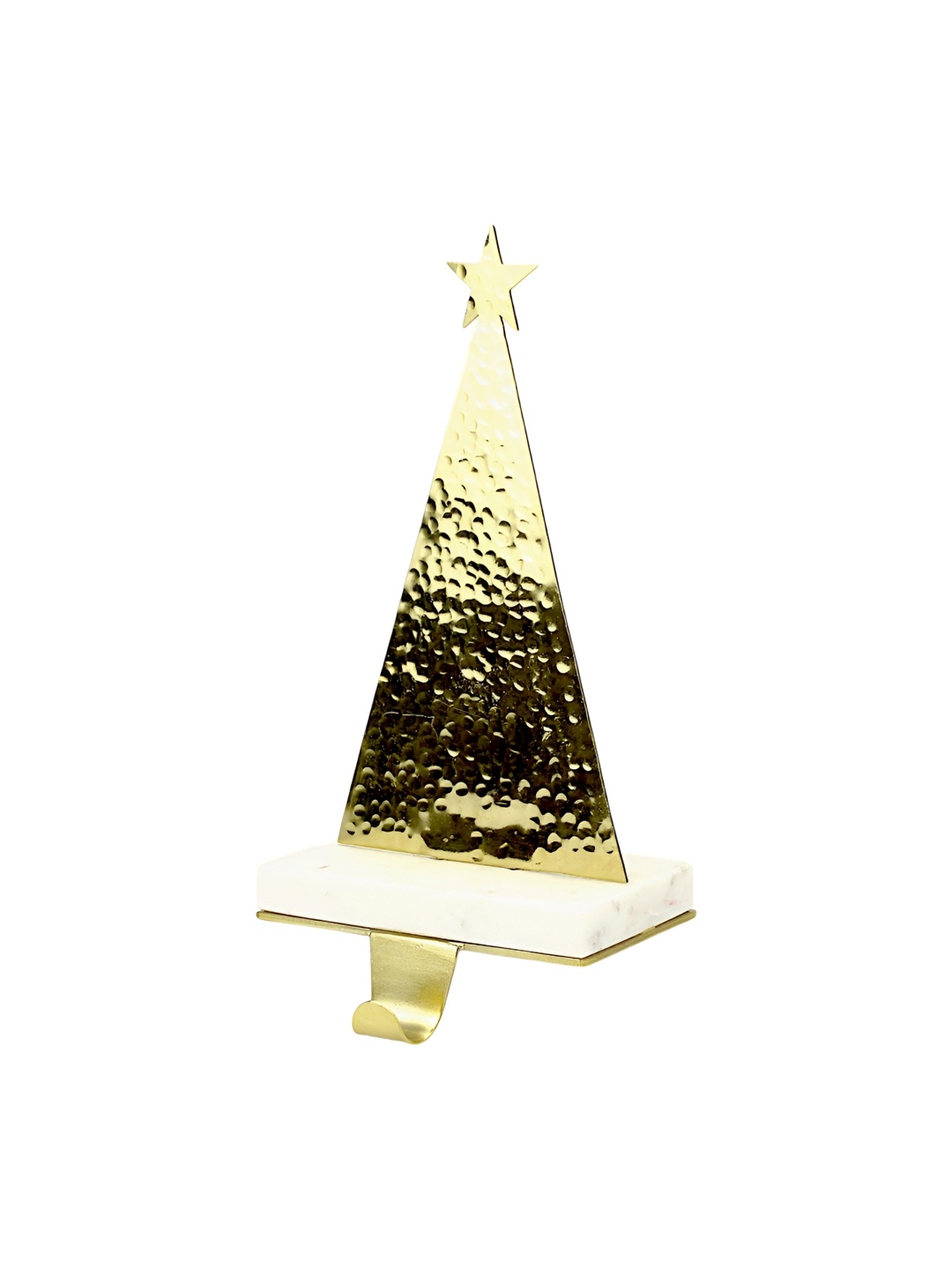 

Hind Decor Gold Toned Christmas Tree Stocking Holder