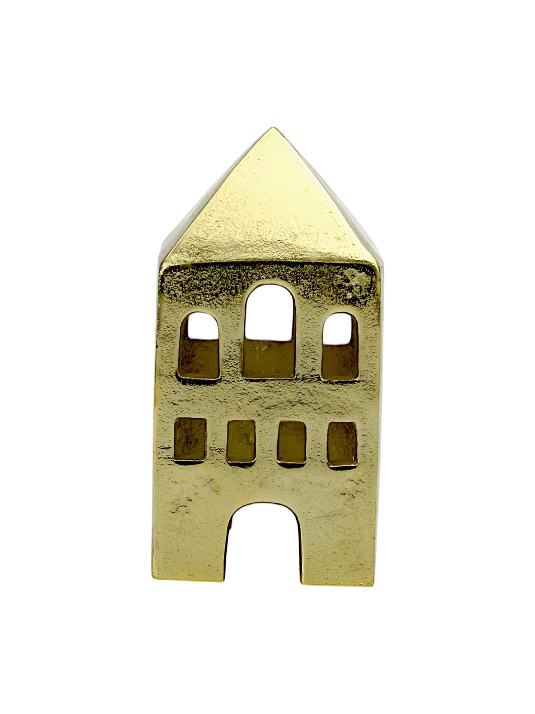 

Hind Decor Gold Toned Minimalistic Castle Showpiece