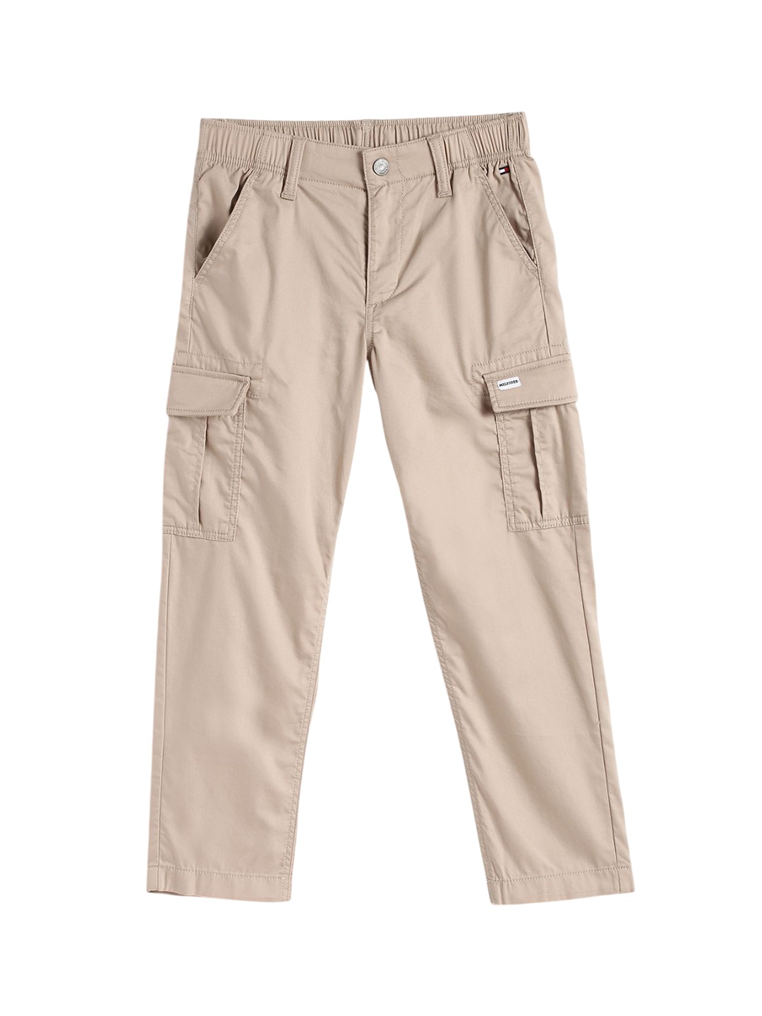 

Tommy Hilfiger Boys Straight Fit Cargos, Beige