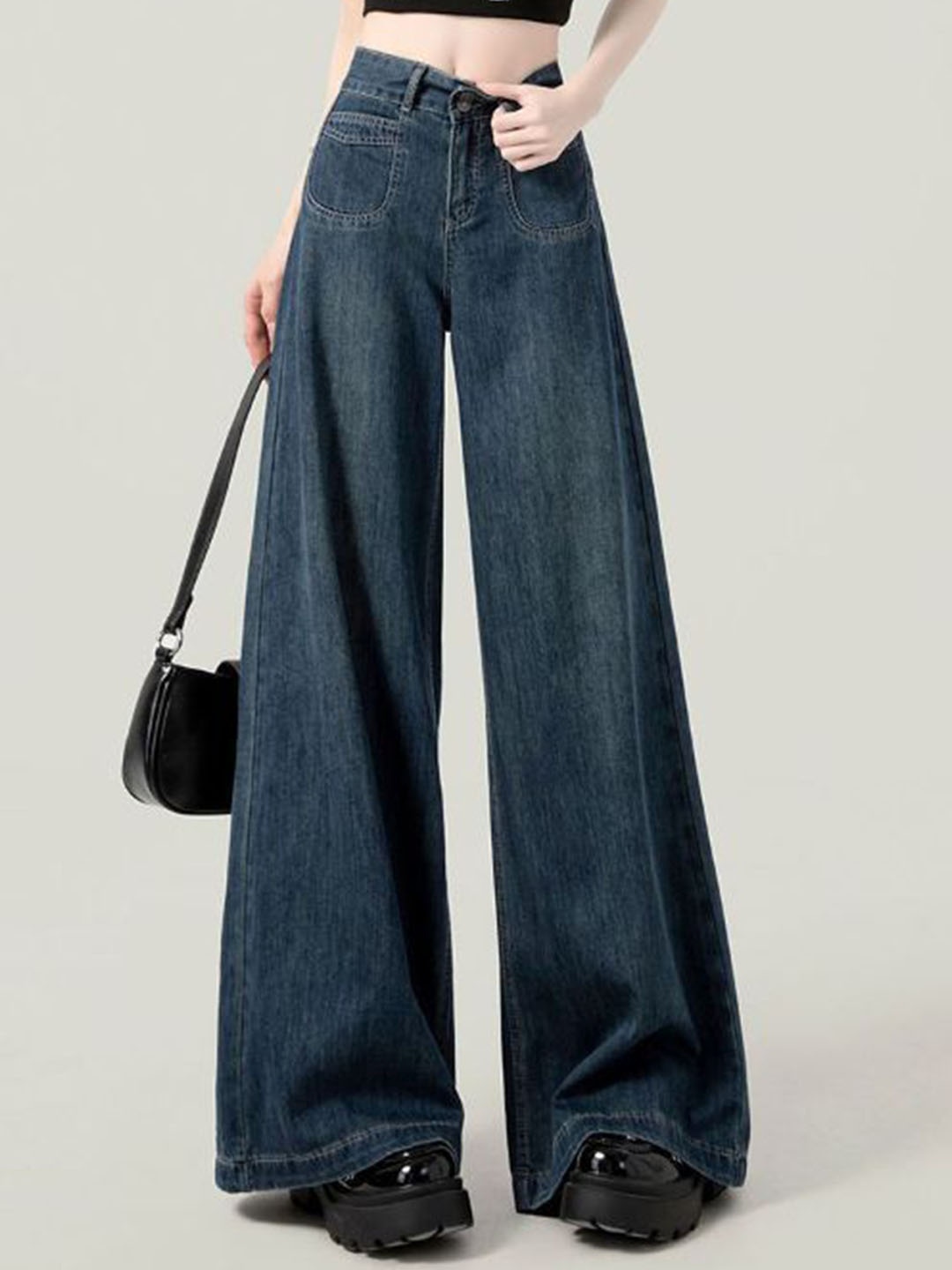 

StyleCast Women Cotton Bootcut Jeans, Blue