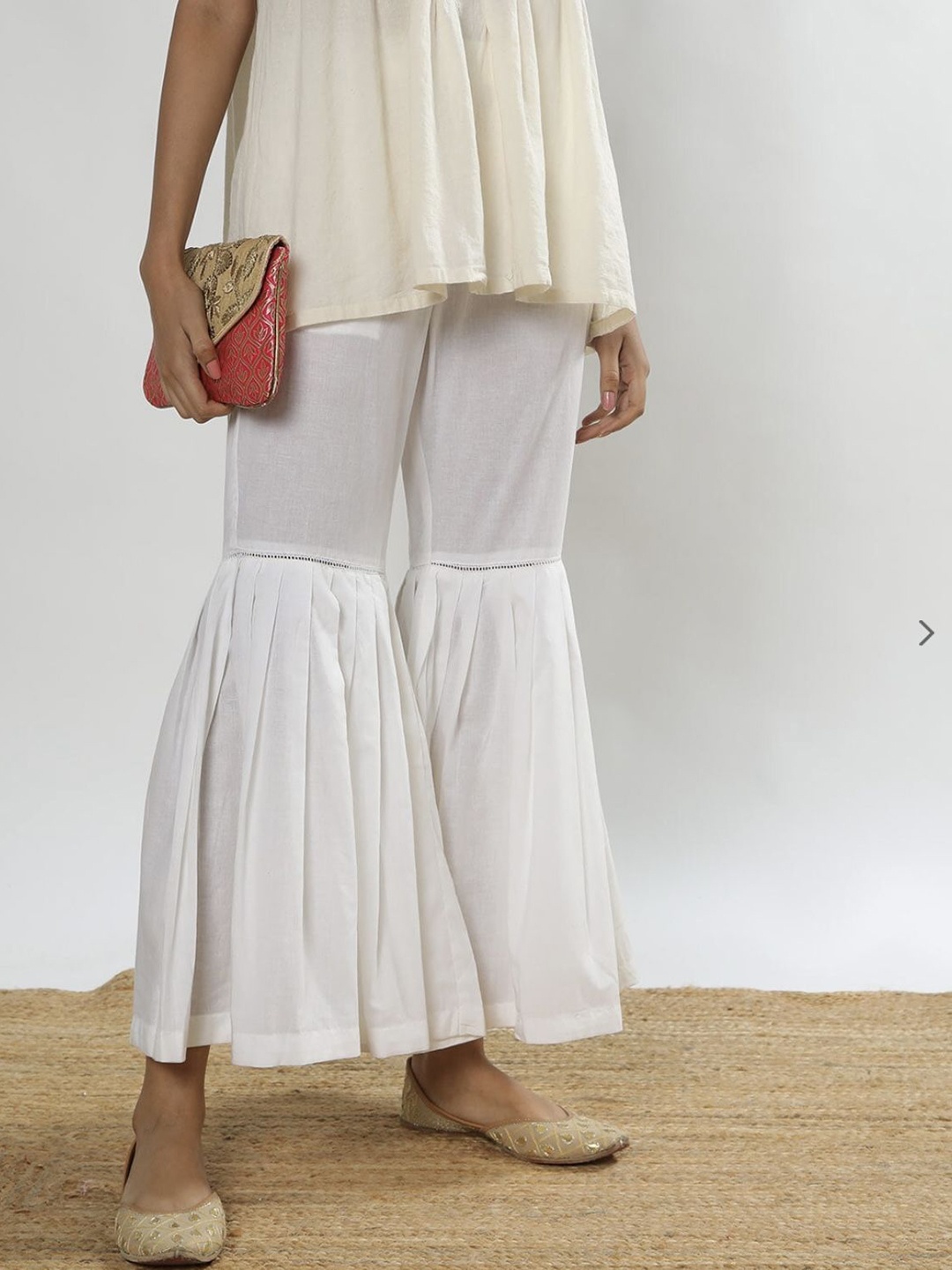

Moda Rapido Women Flared Sharara, White