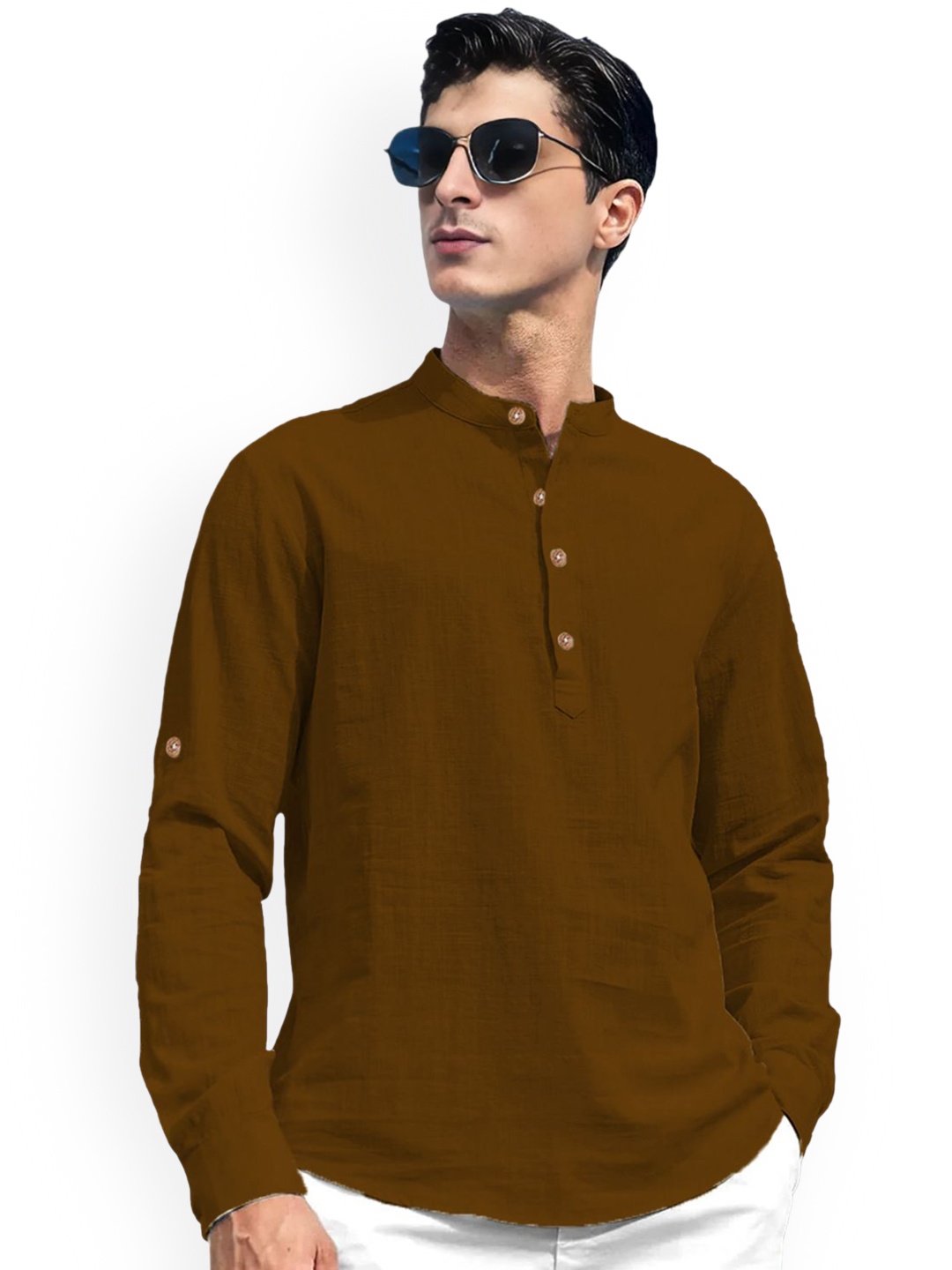

Vida Loca Men Kurta, Gold