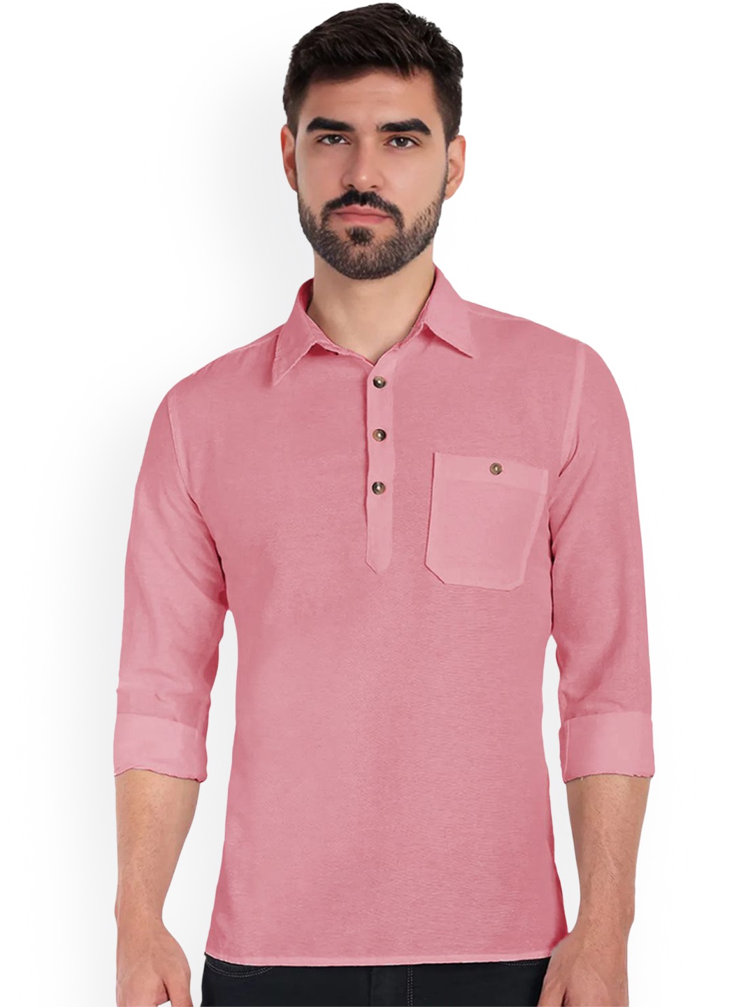 

Vida Loca Men Kurta, Peach