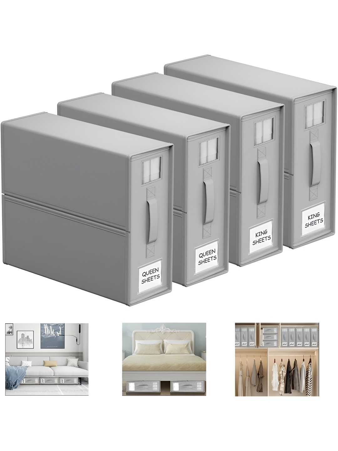 

Deoxys Grey Set of 1 Regular Multi-Utility Organisers