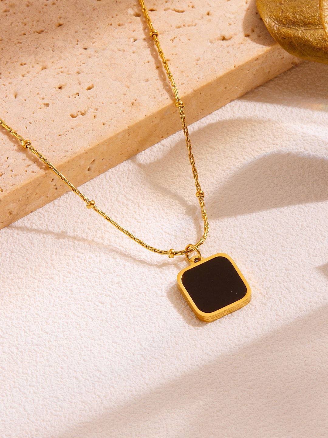 

Jewels Galaxy Gold-Plated Contemporary Pendants with Chains