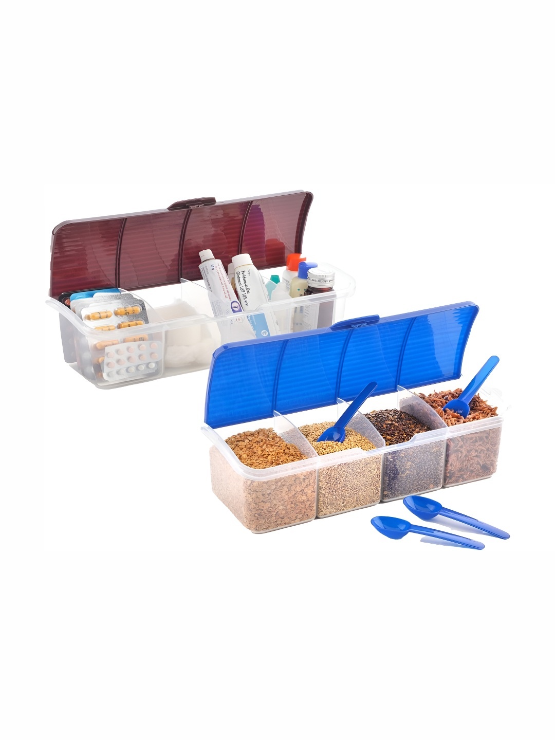 

Metrolife Blue 2024 Plastic Easy to Clean Fridge Container