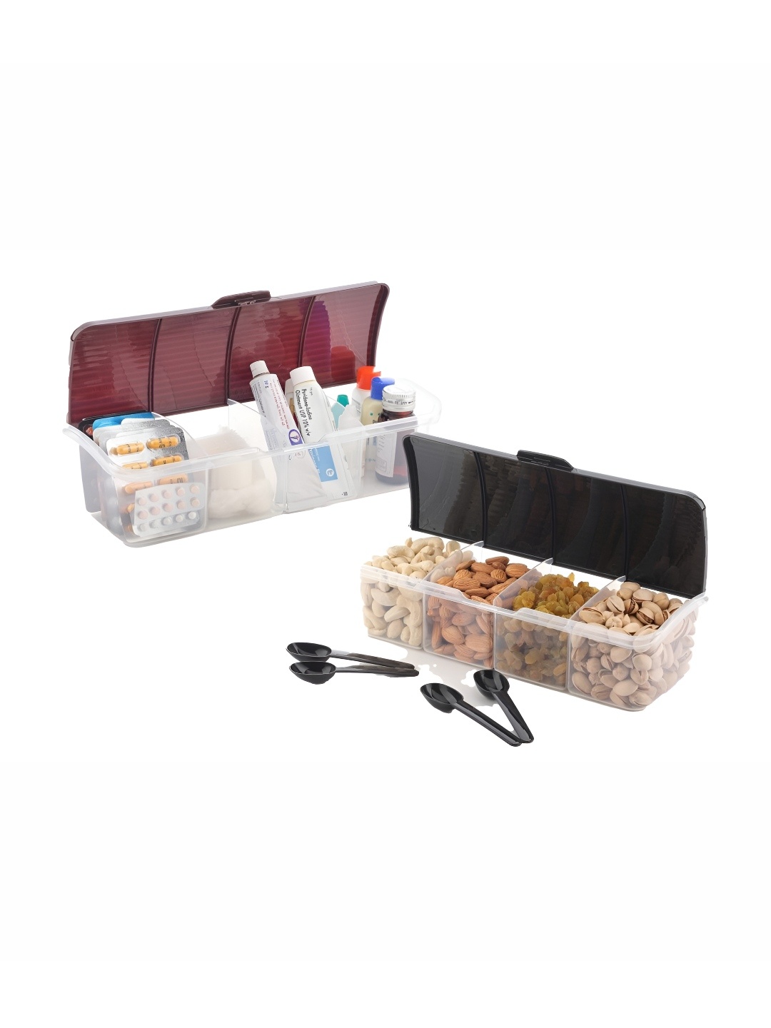 

Metrolife Transparent 2024 Plastic Easy to Clean Fridge Container