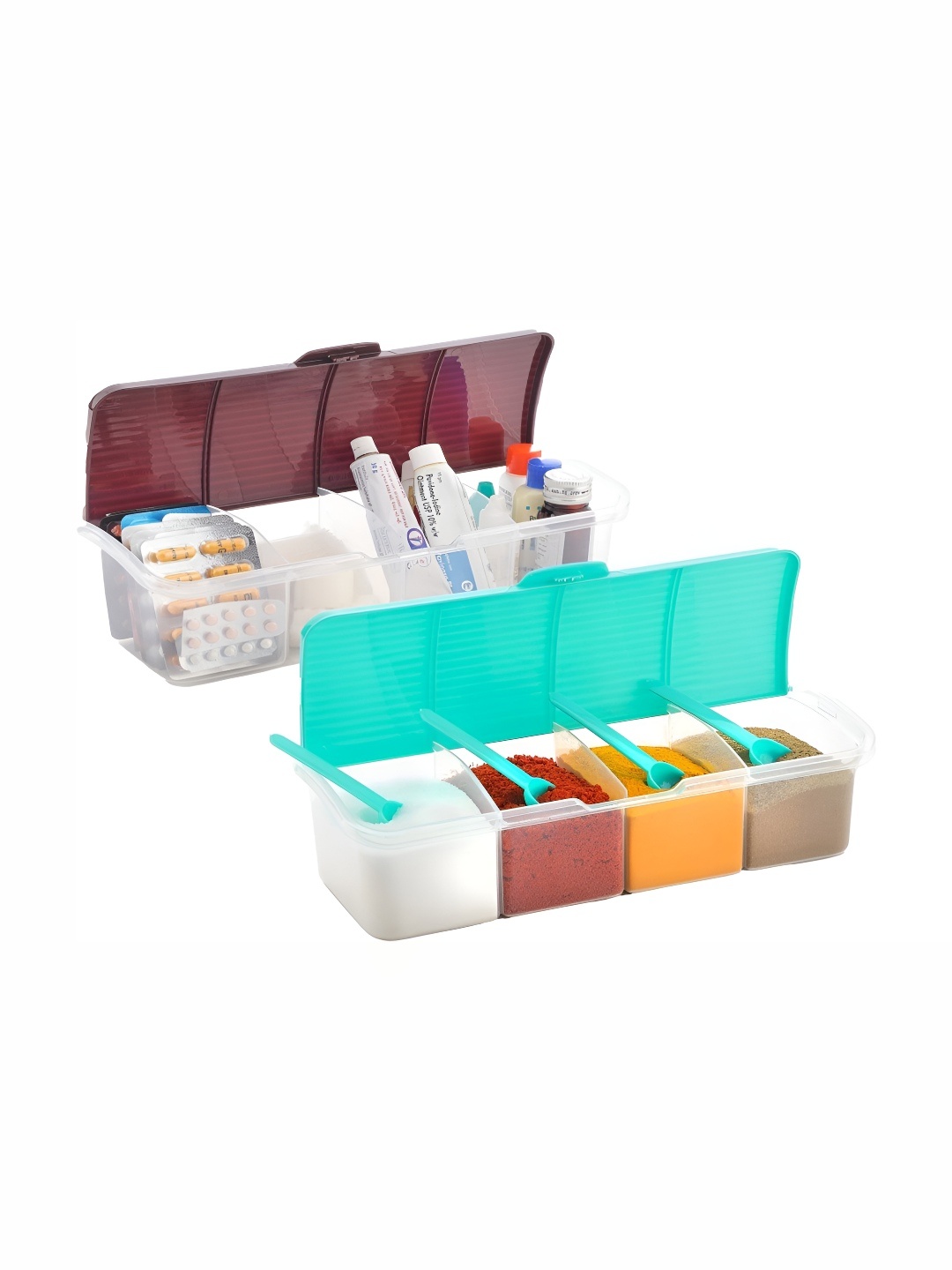 

Metrolife Transparent 2024 Plastic Easy to Clean Fridge Container