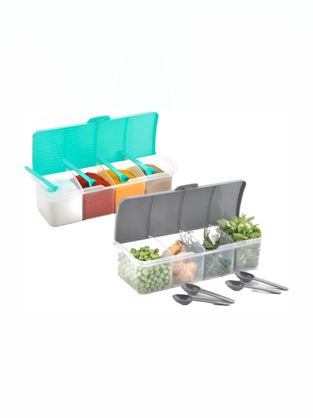 

Metrolife Transparent 2024 Plastic Easy to Clean Fridge Container