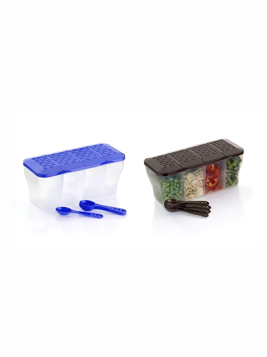 

Metrolife Brown 2024 Plastic Easy to Clean Fridge Container
