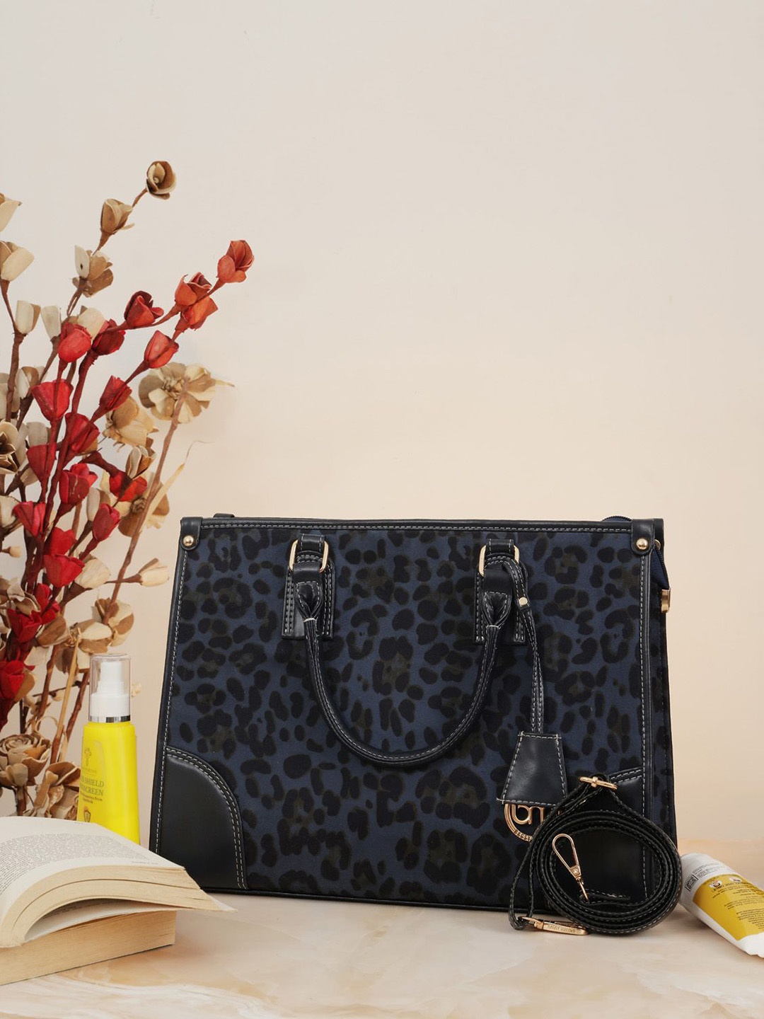 

Bagsy Malone PU Structured Tote Bag, Blue