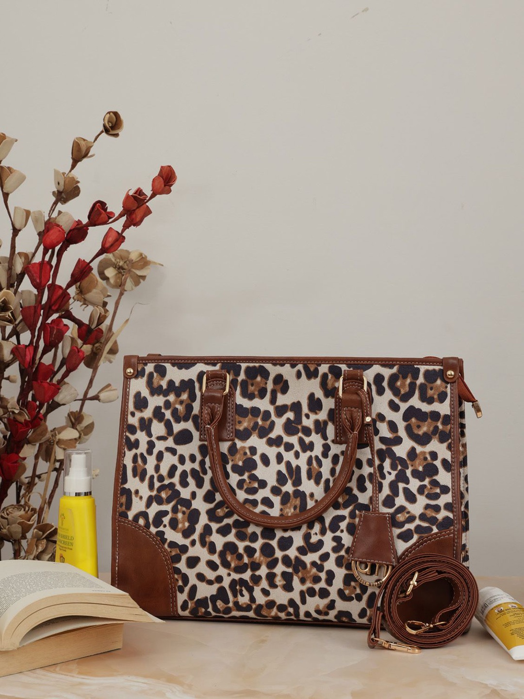 

Bagsy Malone PU Structured Tote Bag, Tan
