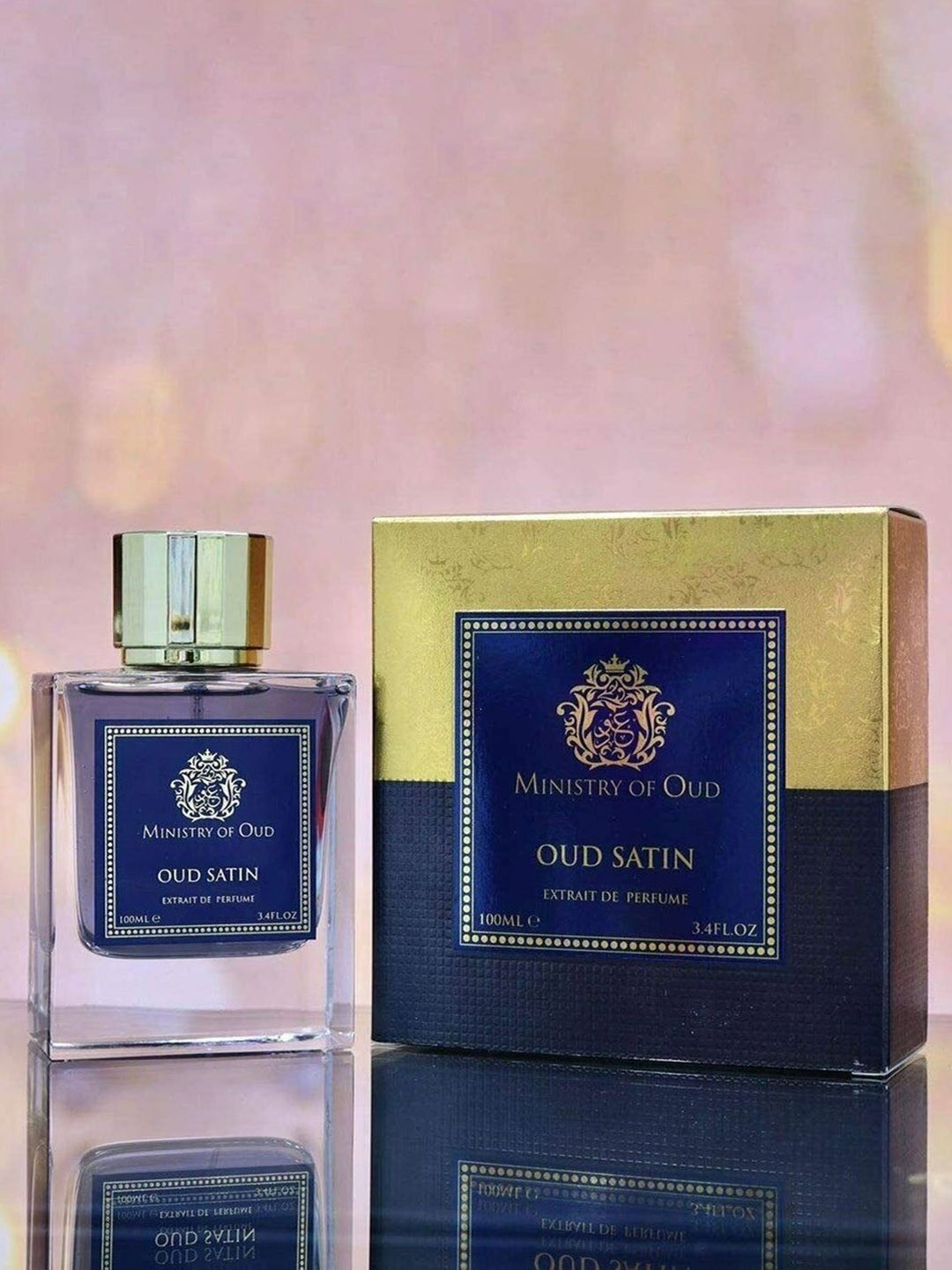 

Paris Corner Perfumes Ministry Of Oud Satin Long Lasting Extrait De Perfume - 100 ml, Transparent