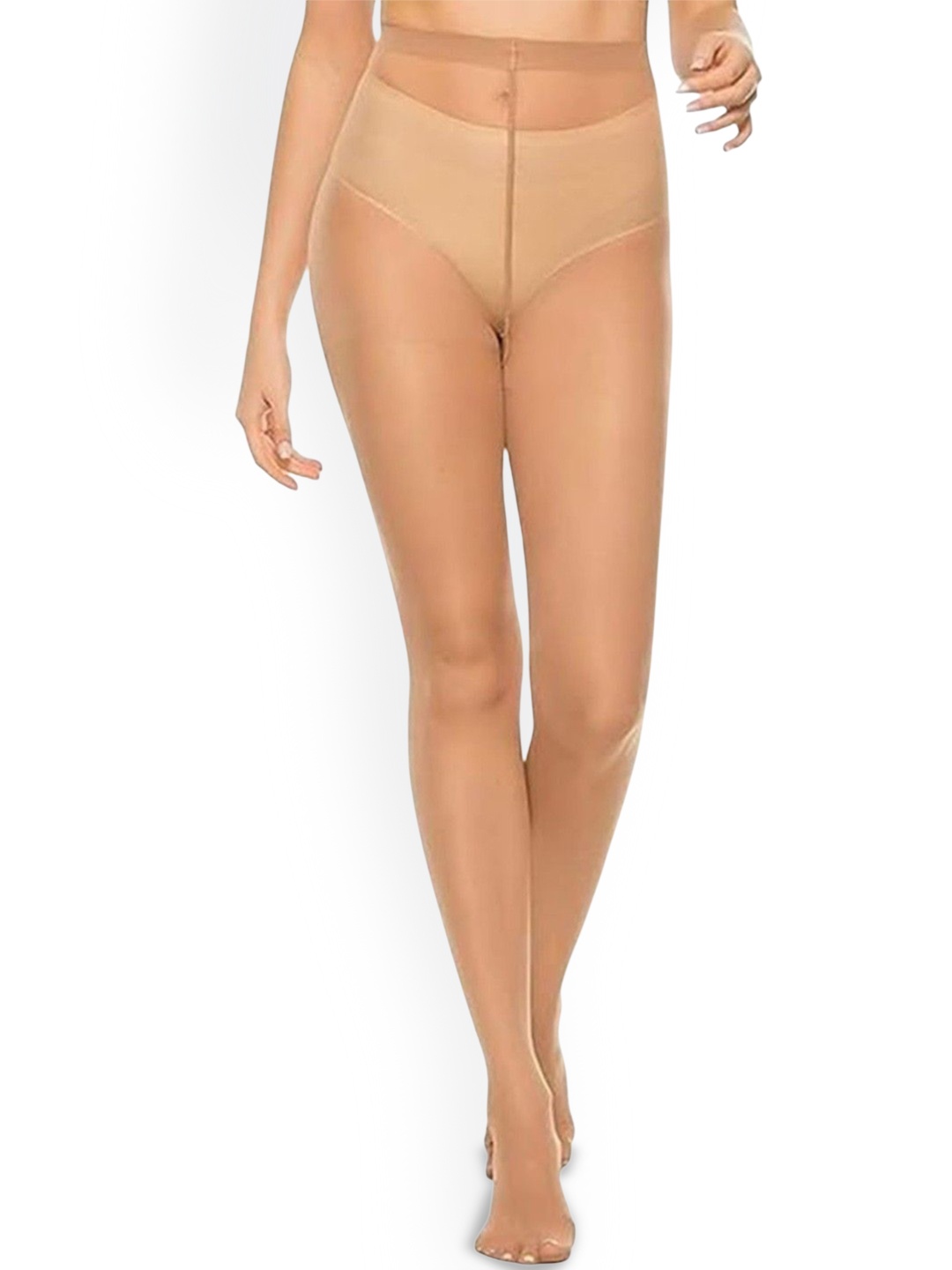 

CareDone High Waist Stretchable Pantyhose Sheer Stockings, Cream