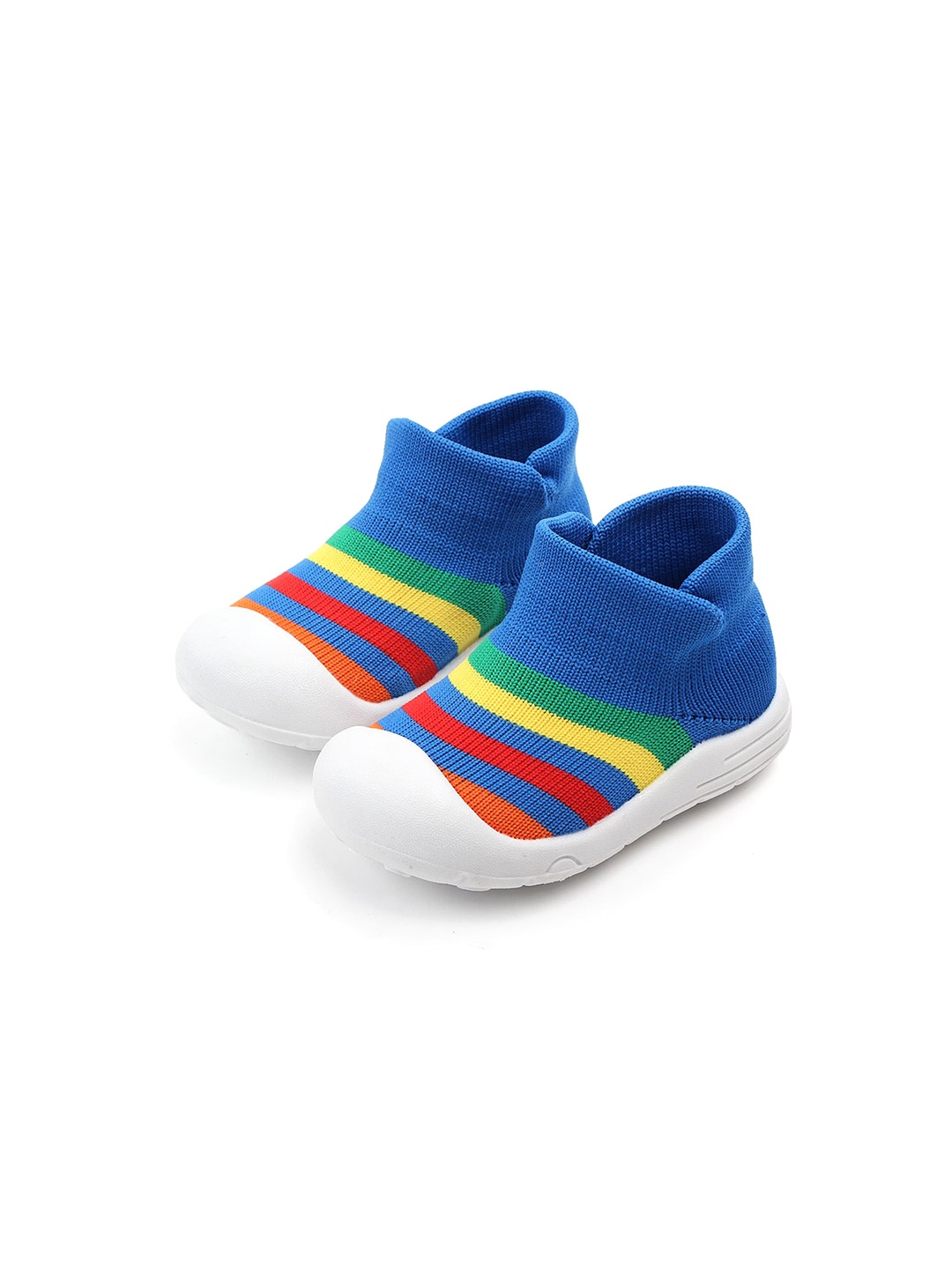 

Tricycle Clothing Kids Striped Slip On Sneakers, Blue