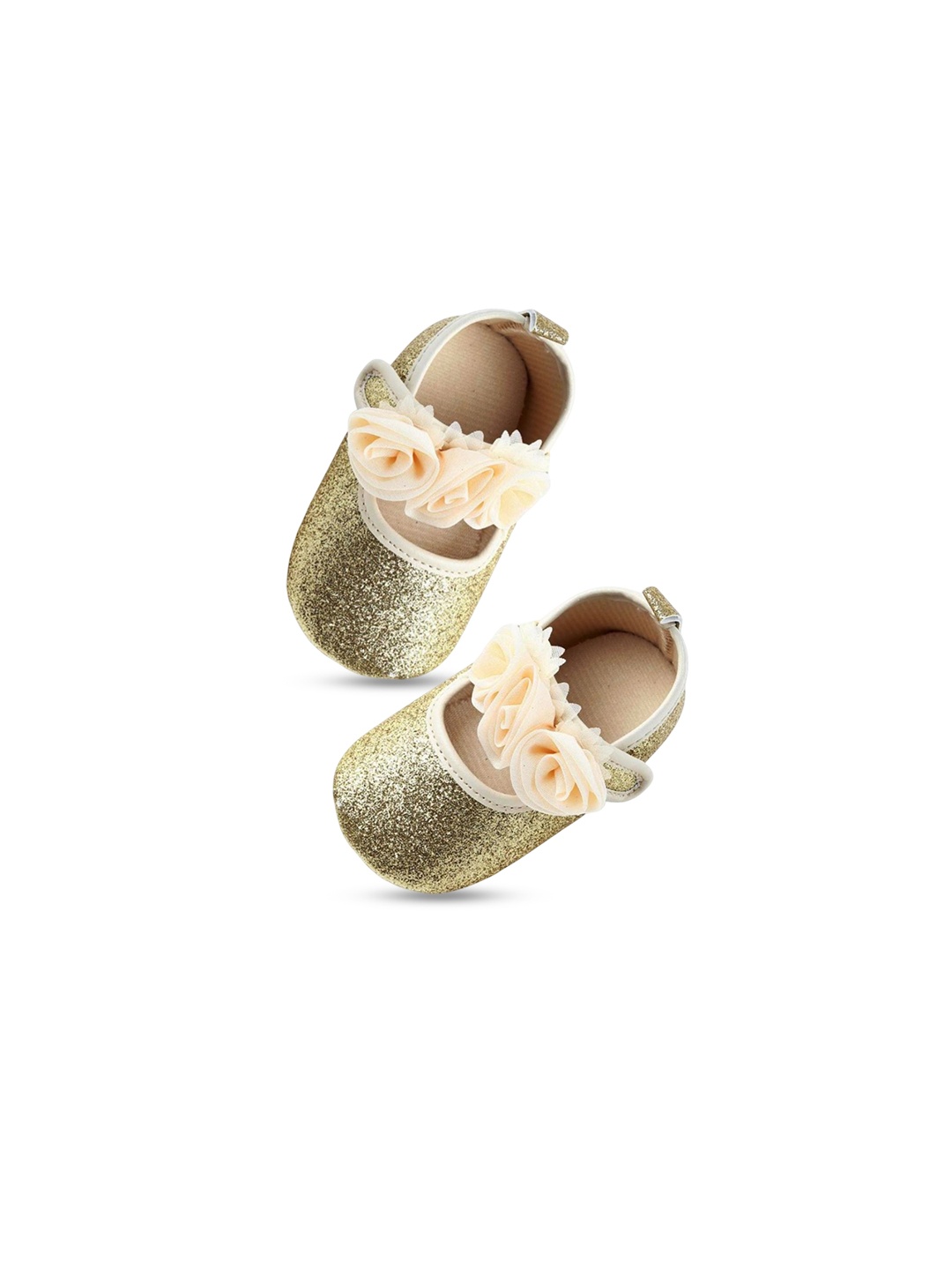 

Tricycle Clothing Girls Velcro Flatforms, Gold