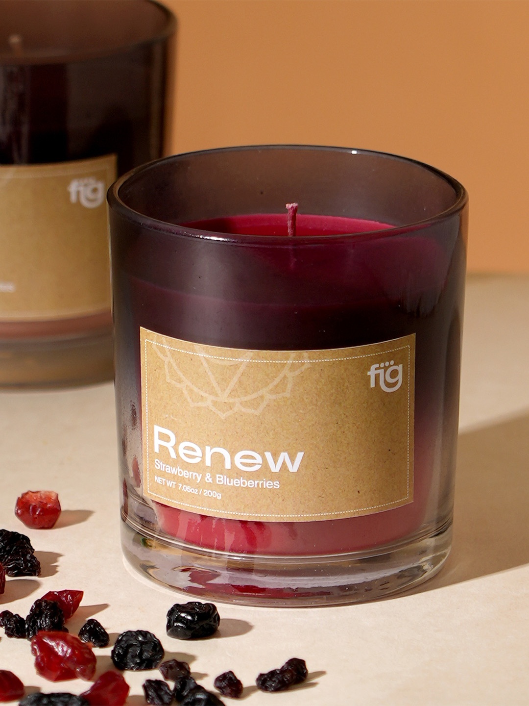 

FIG Renew Berries Vegan Scented Candle, Red