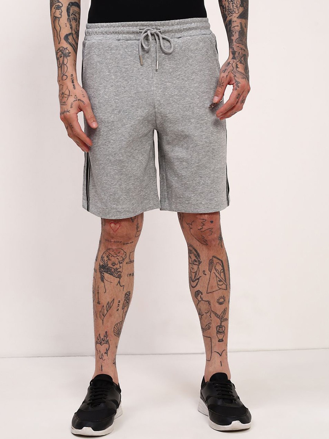 

SHOWOFF Men Regular Fit Cotton Shorts, Grey
