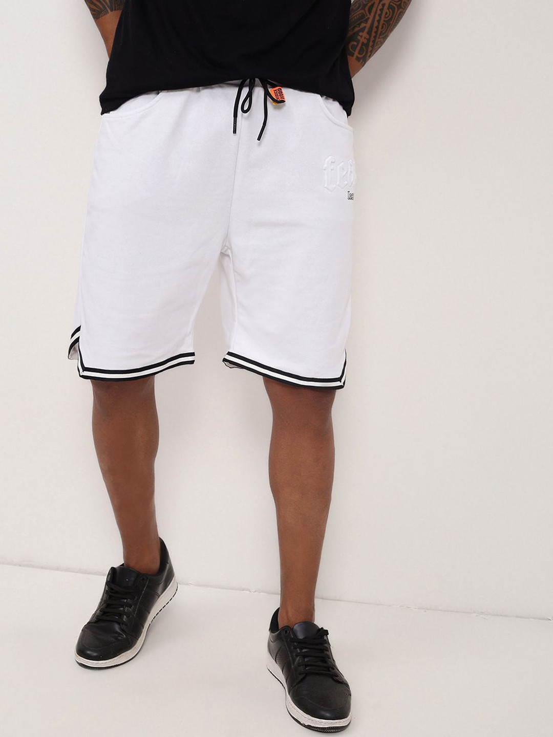 

SHOWOFF Men Cotton Shorts, White