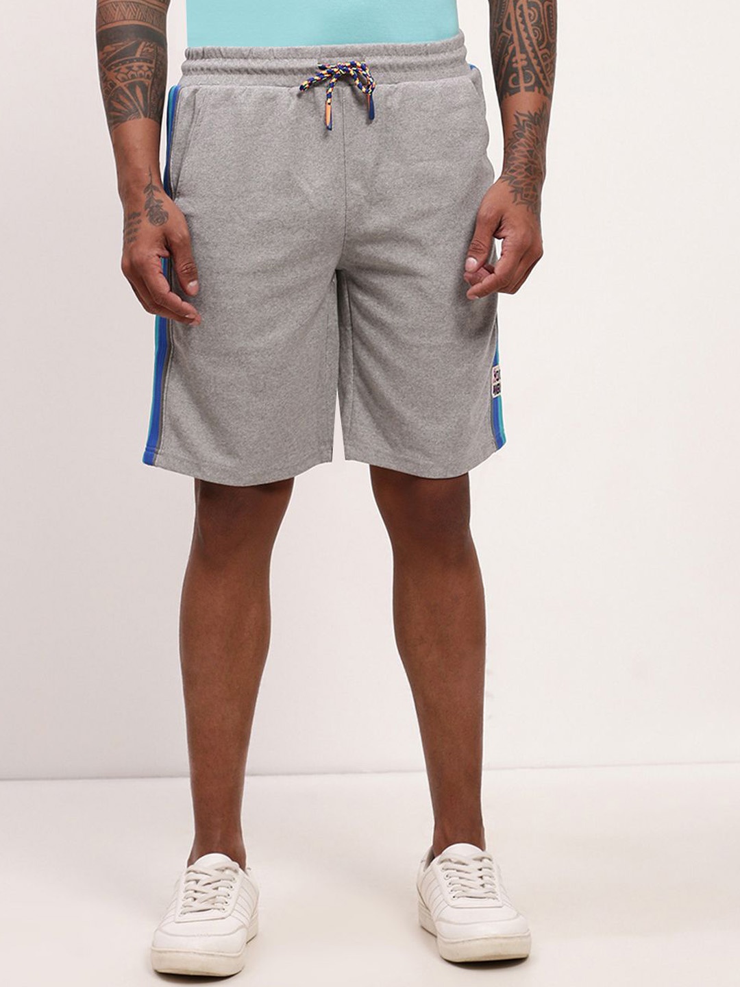 

SHOWOFF Men Cotton Shorts, Grey