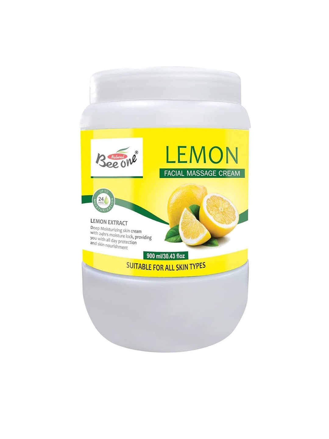 

Beeone Lemon Massage Cream- 900 ml, Yellow