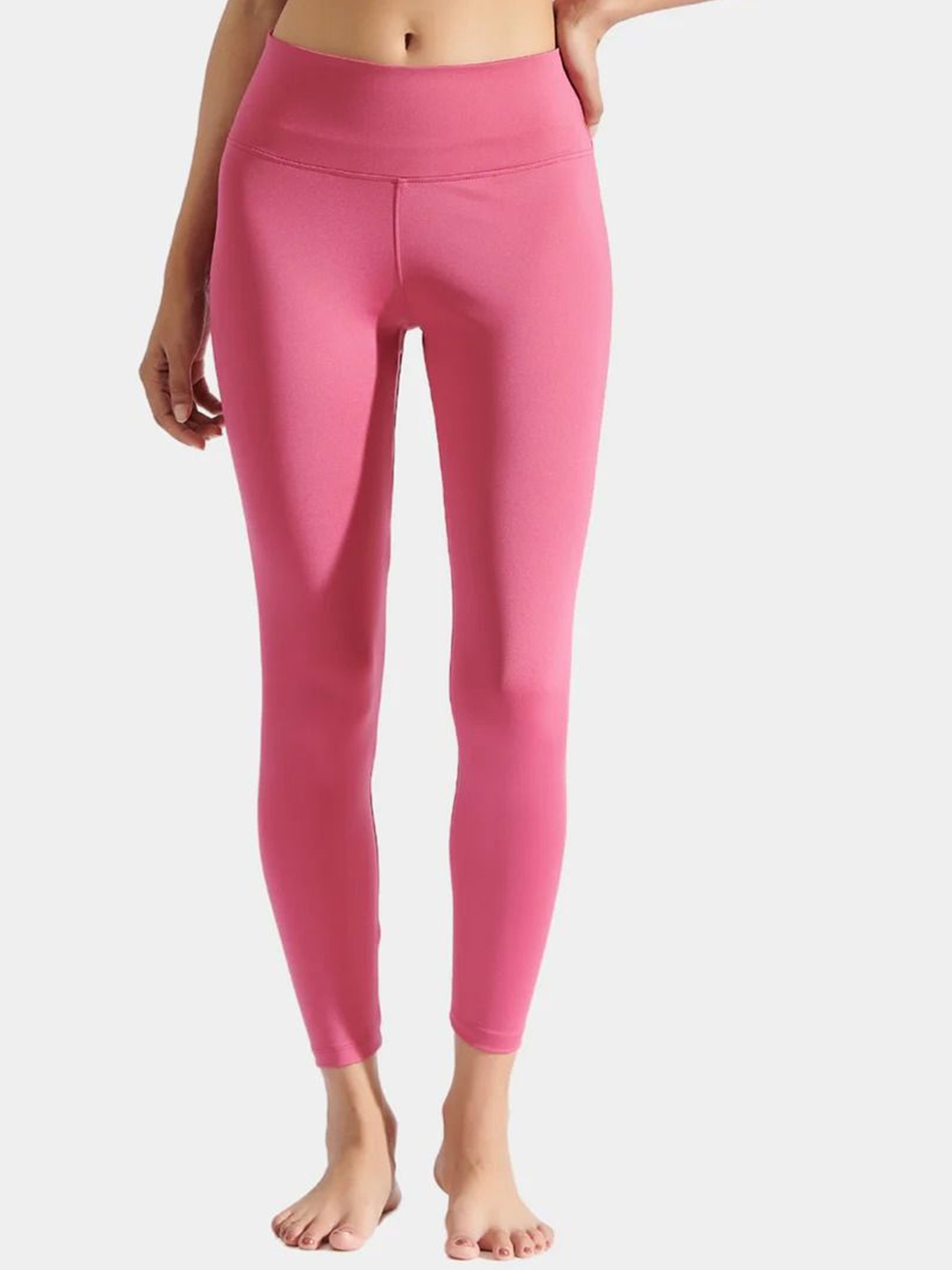 

YAMAYOGA Women Flo Ankle Length Sports Tights, Pink
