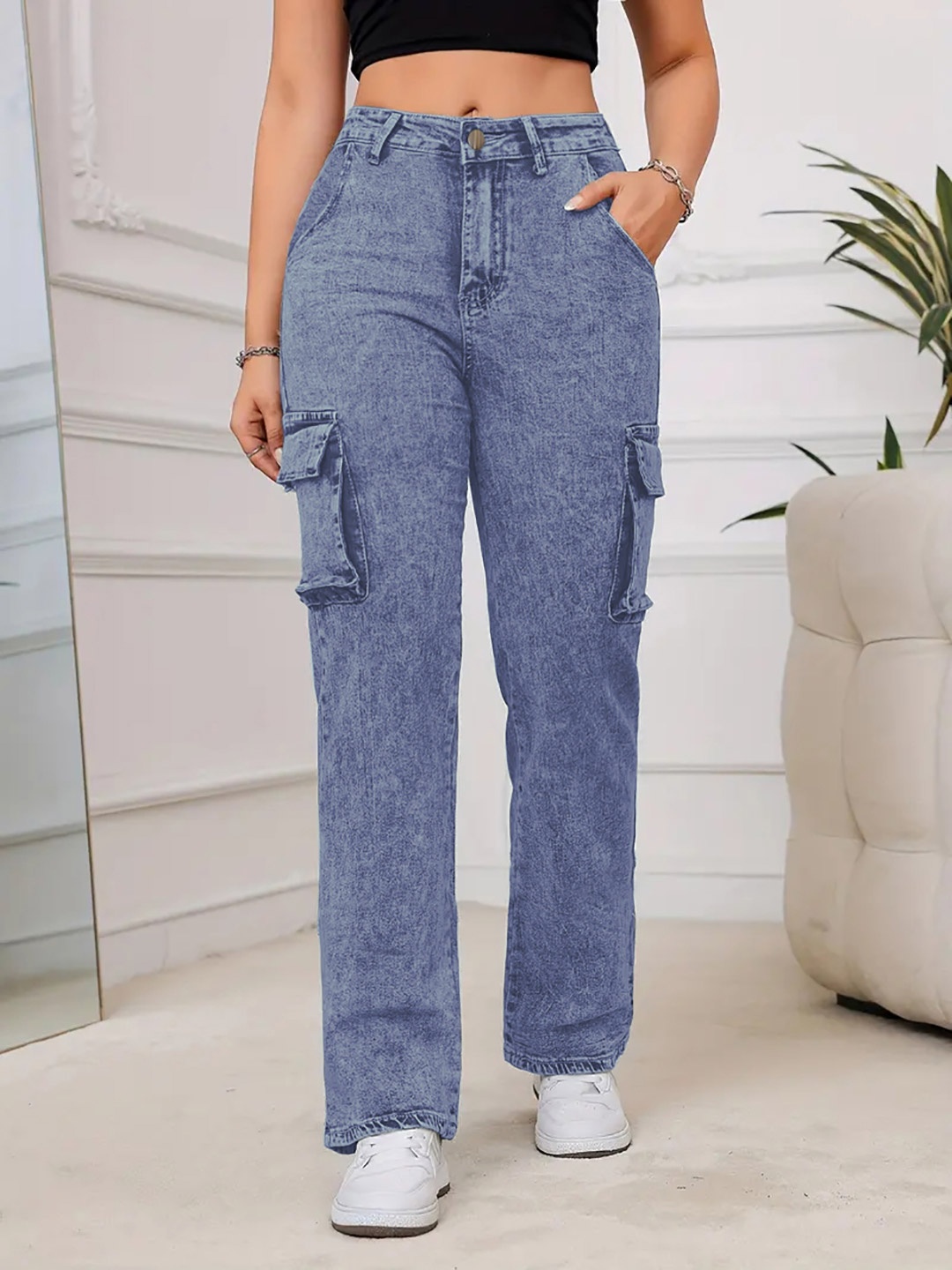 

Moda Rapido Women Denim Ankle Length Jeans, Blue