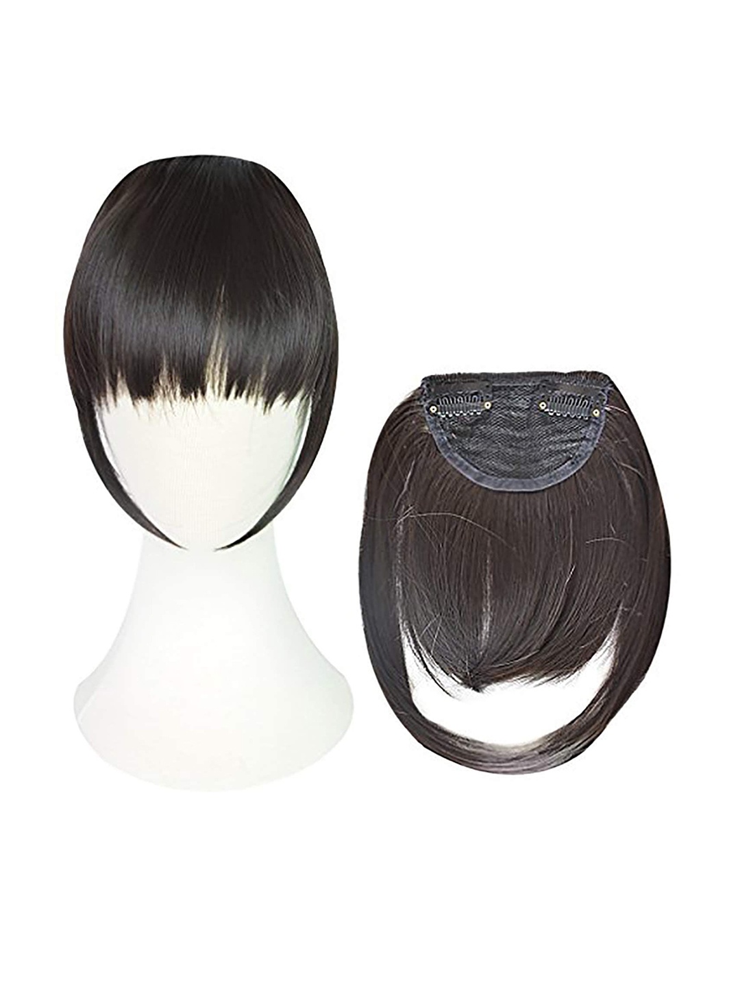 

D-Divine Clip In Straight Scalp Topper Hair Extension - Black
