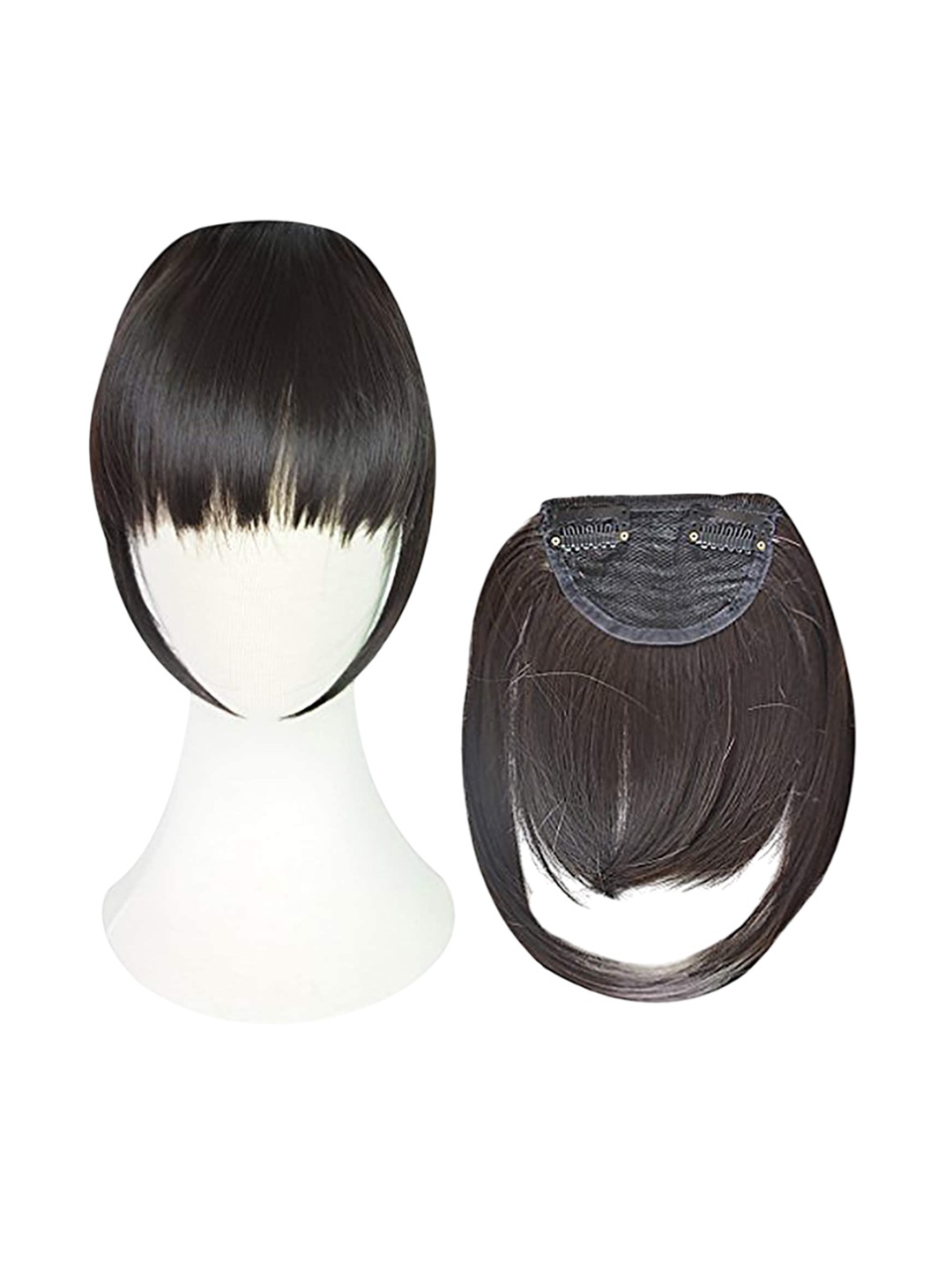 

D-Divine Clip In Straight Scalp Topper Hair Extension - Black