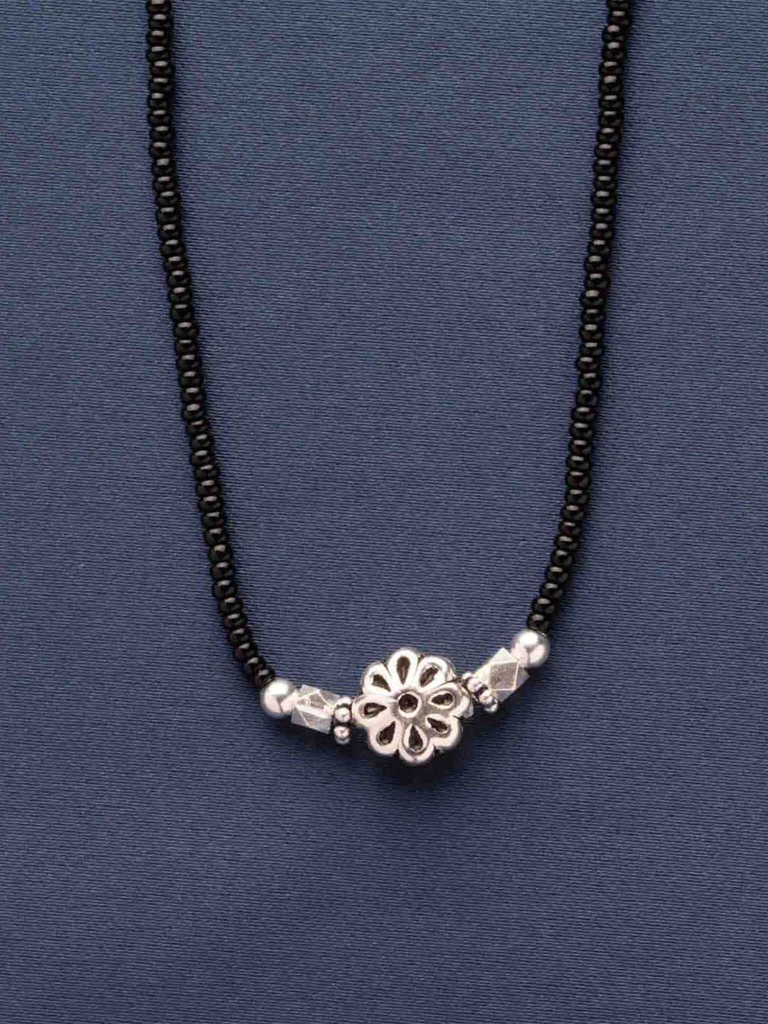 

Gargi by P. N. Gadgil & Sons Artificial Stones and Beads Mangalsutra, Silver
