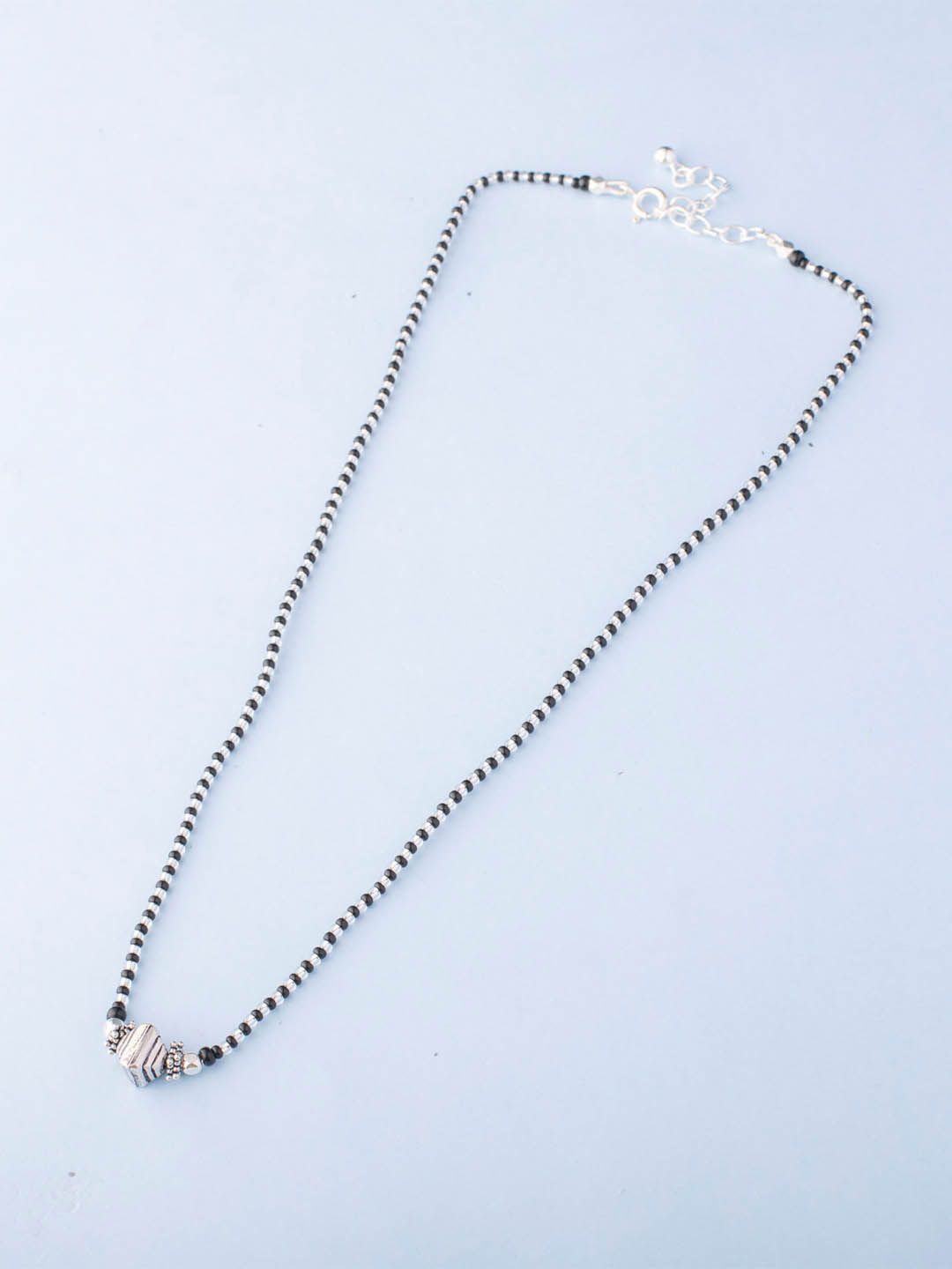 

Gargi by P. N. Gadgil & Sons Artificial Stones and Beads Mangalsutra, Silver