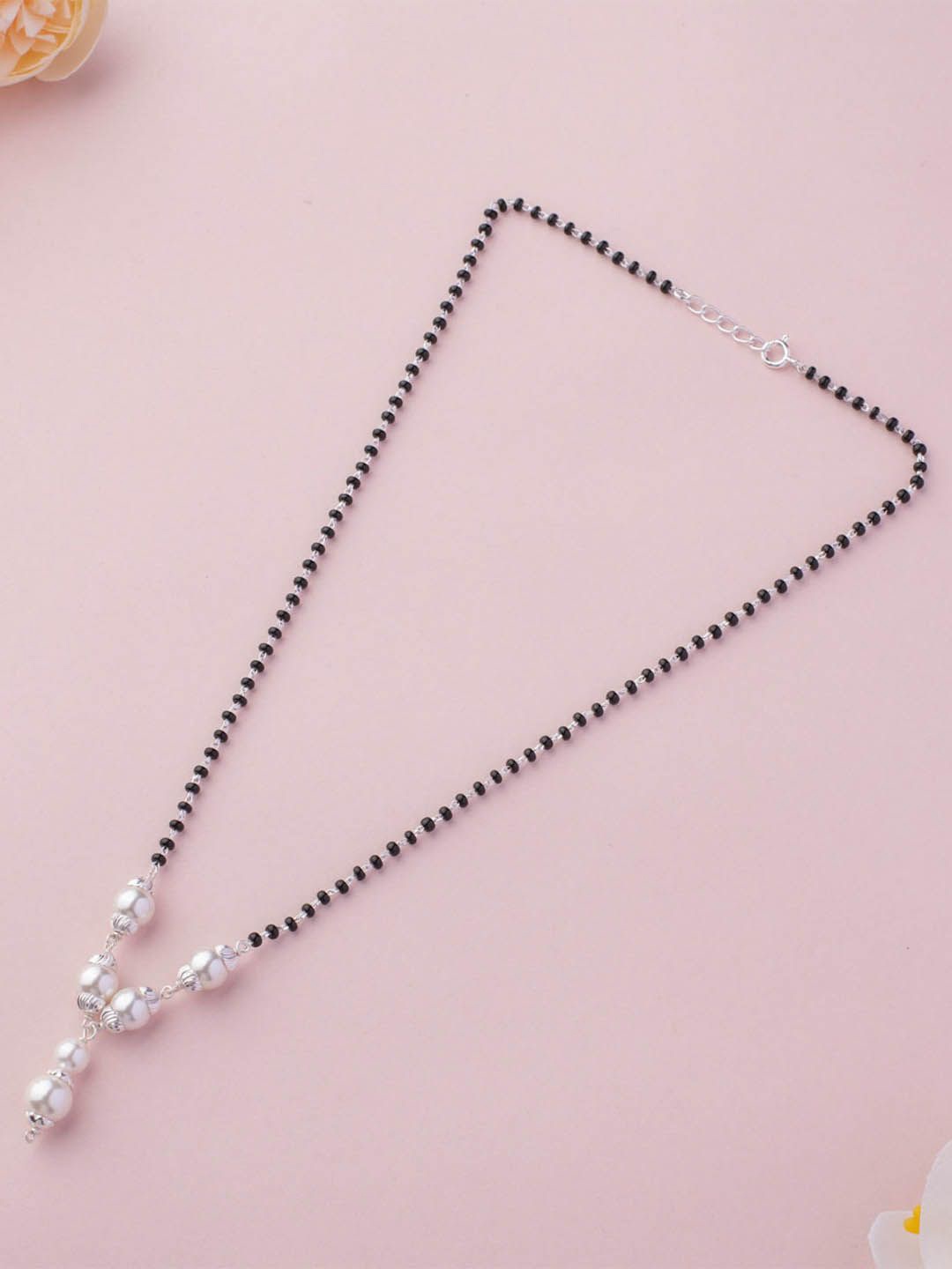

Gargi by P. N. Gadgil & Sons Artificial Stones and Beads Mangalsutra, Silver
