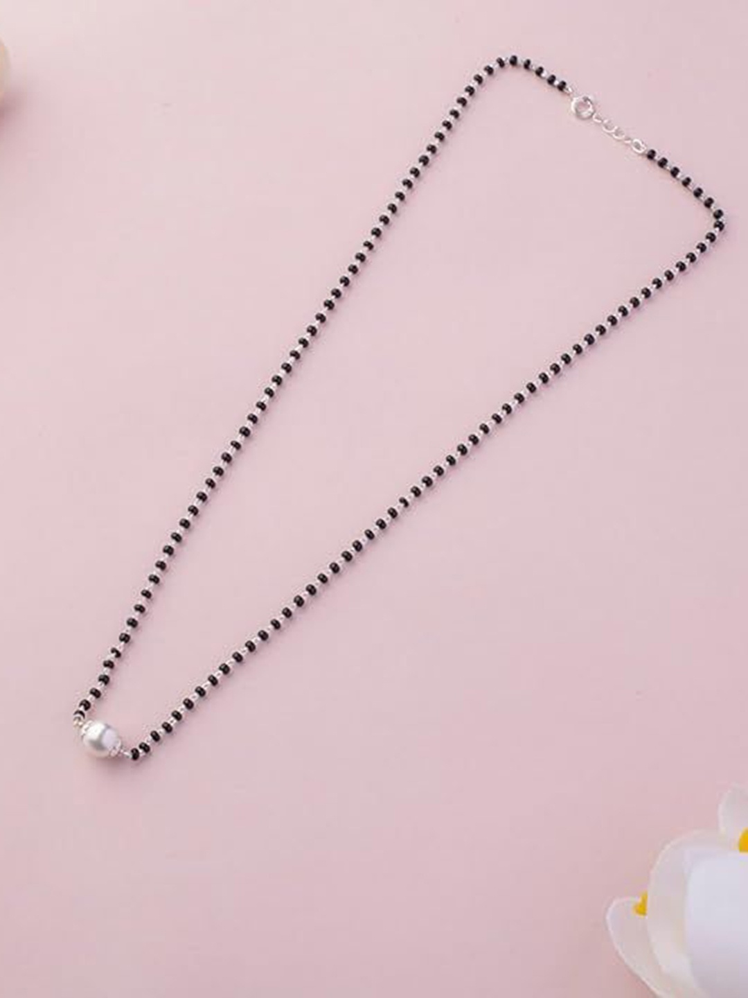 

Gargi by P. N. Gadgil & Sons Artificial Stones and Beads Mangalsutra, Silver